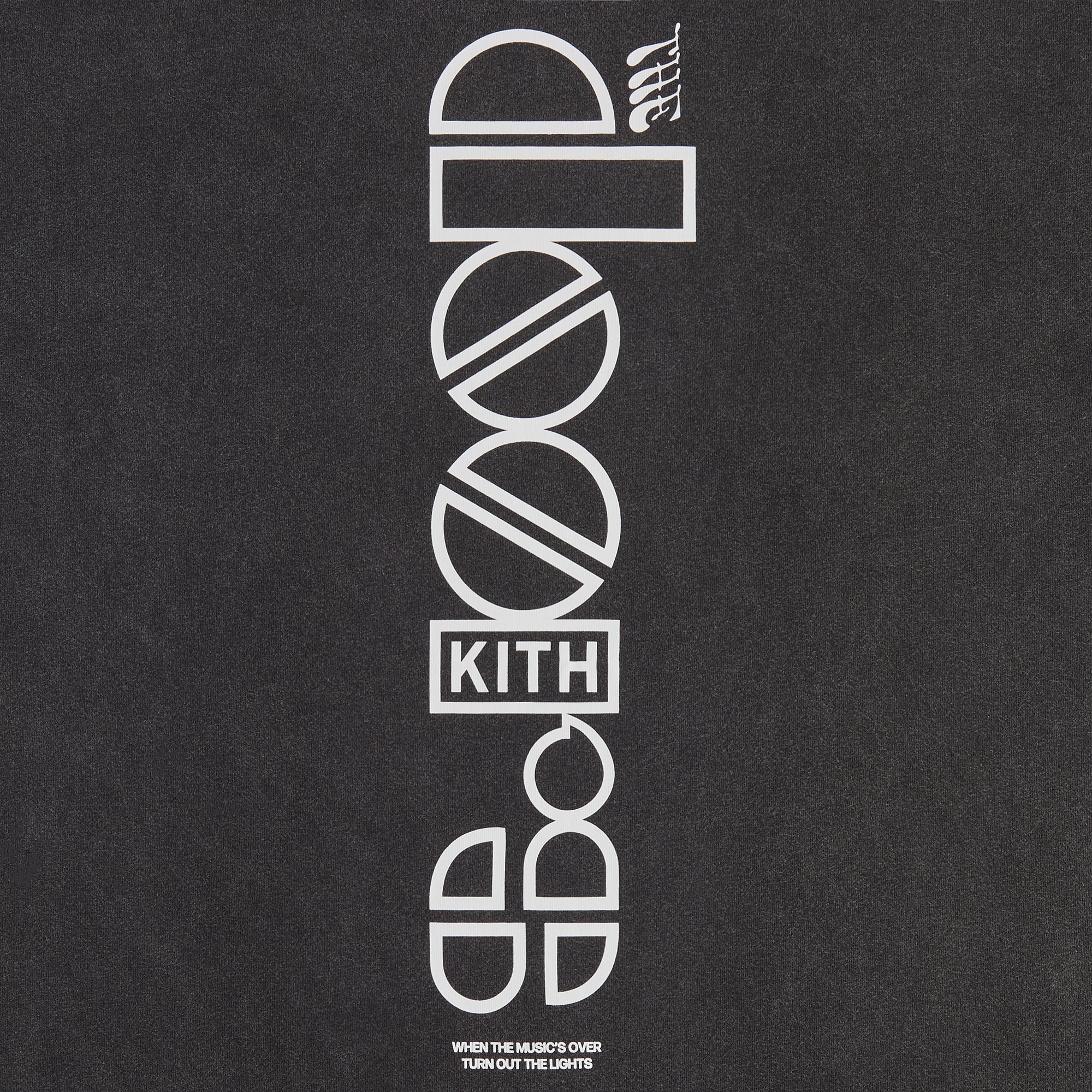 Kith Records for The Doors Morrison Logo Vintage Tee - Black - Image 4