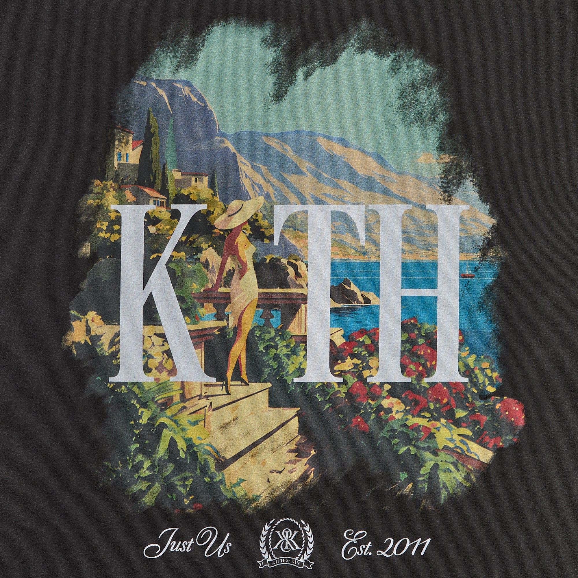 Kith Getaway Vintage Tee - Black - Image 4
