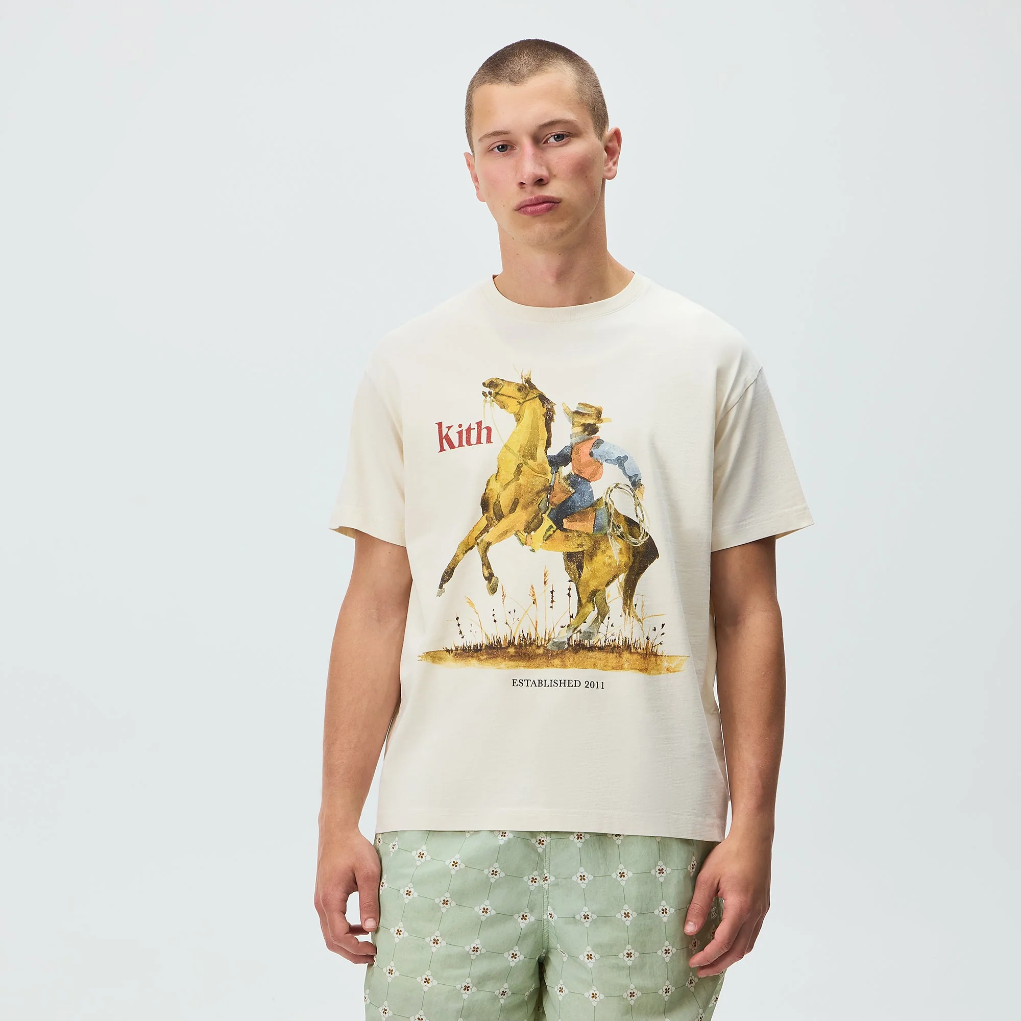 Kith Cowboy Vintage Tee - Sandrift - Image 2