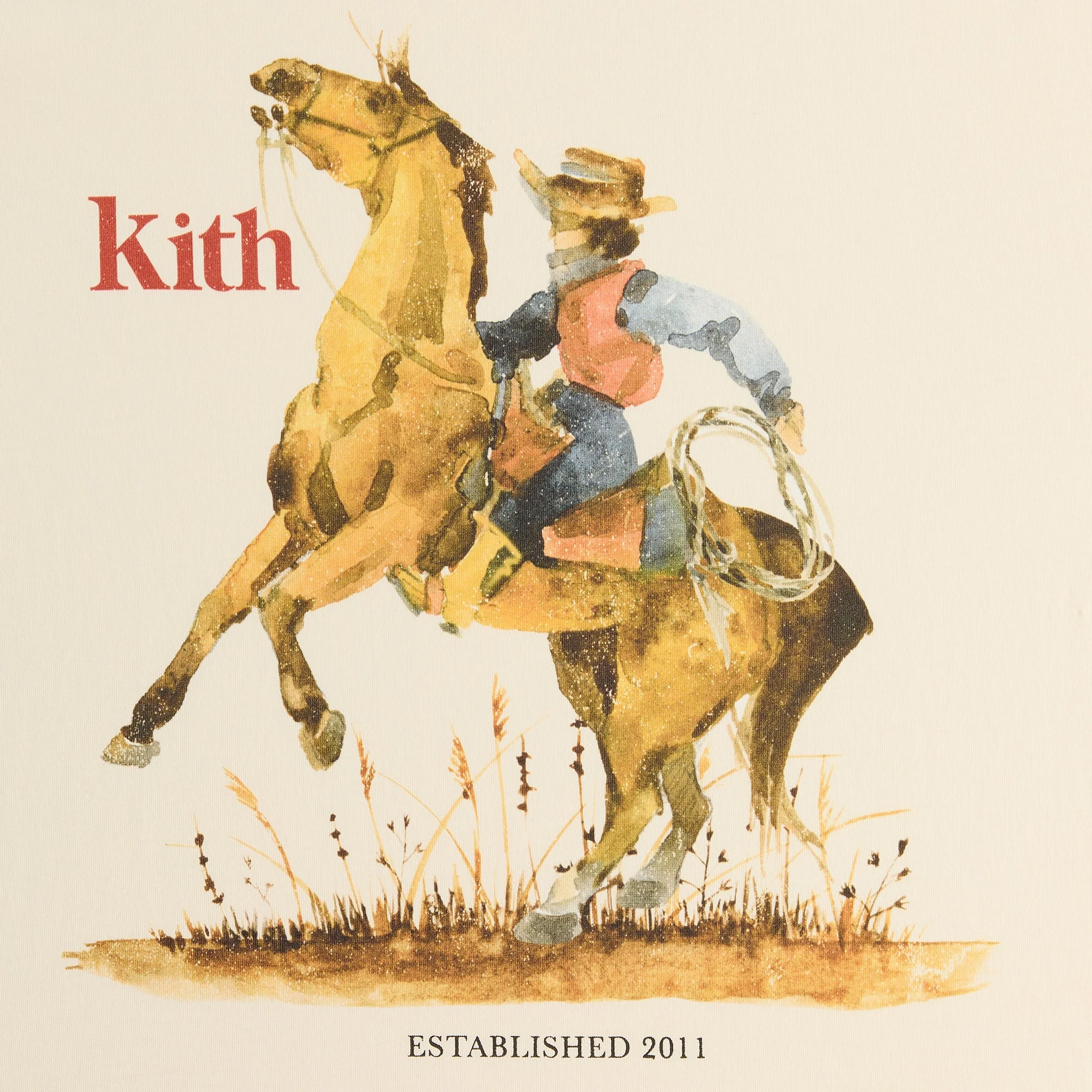 Kith Cowboy Vintage Tee - Sandrift - Image 4