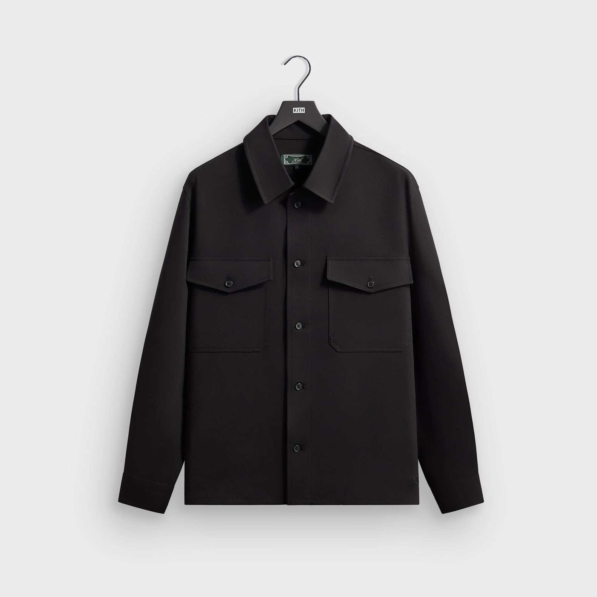 Kith Midweight Double Weave Ace Buttondown - Black