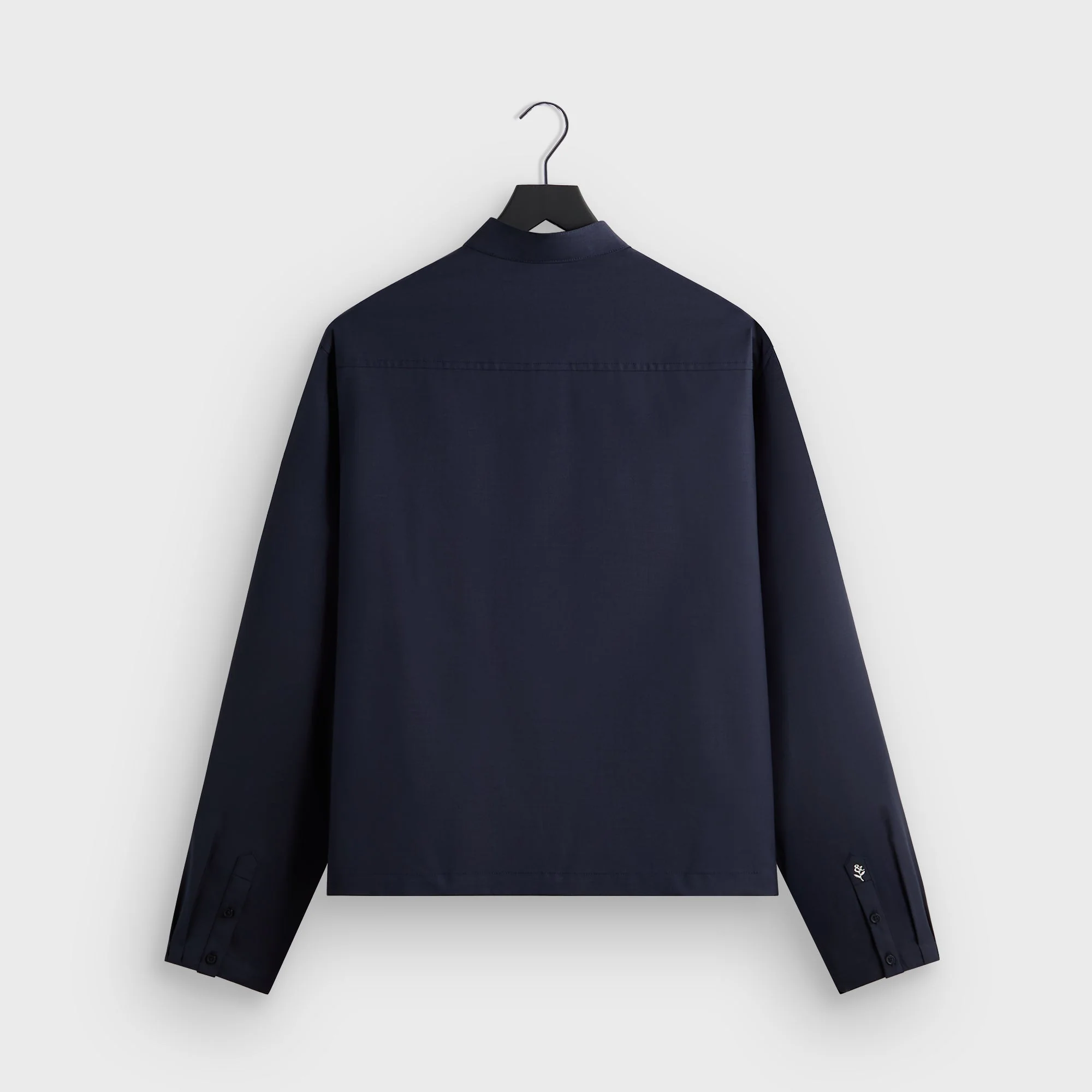 &Kin Tropical Wool Nico Shirt - Nocturnal - Image 5