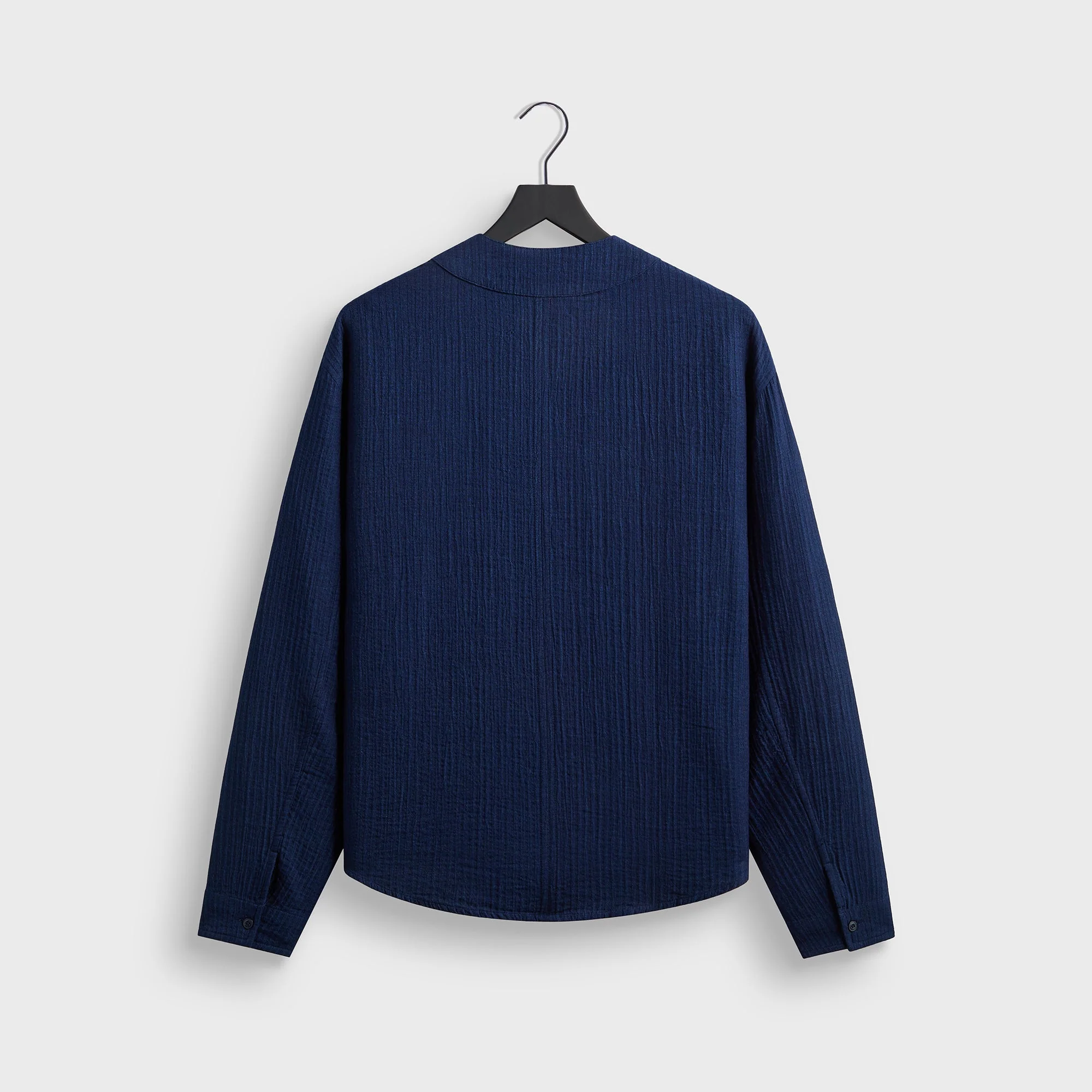 Kith Indigo Seersucker Townsend Shirt - Dark Indigo - Image 3