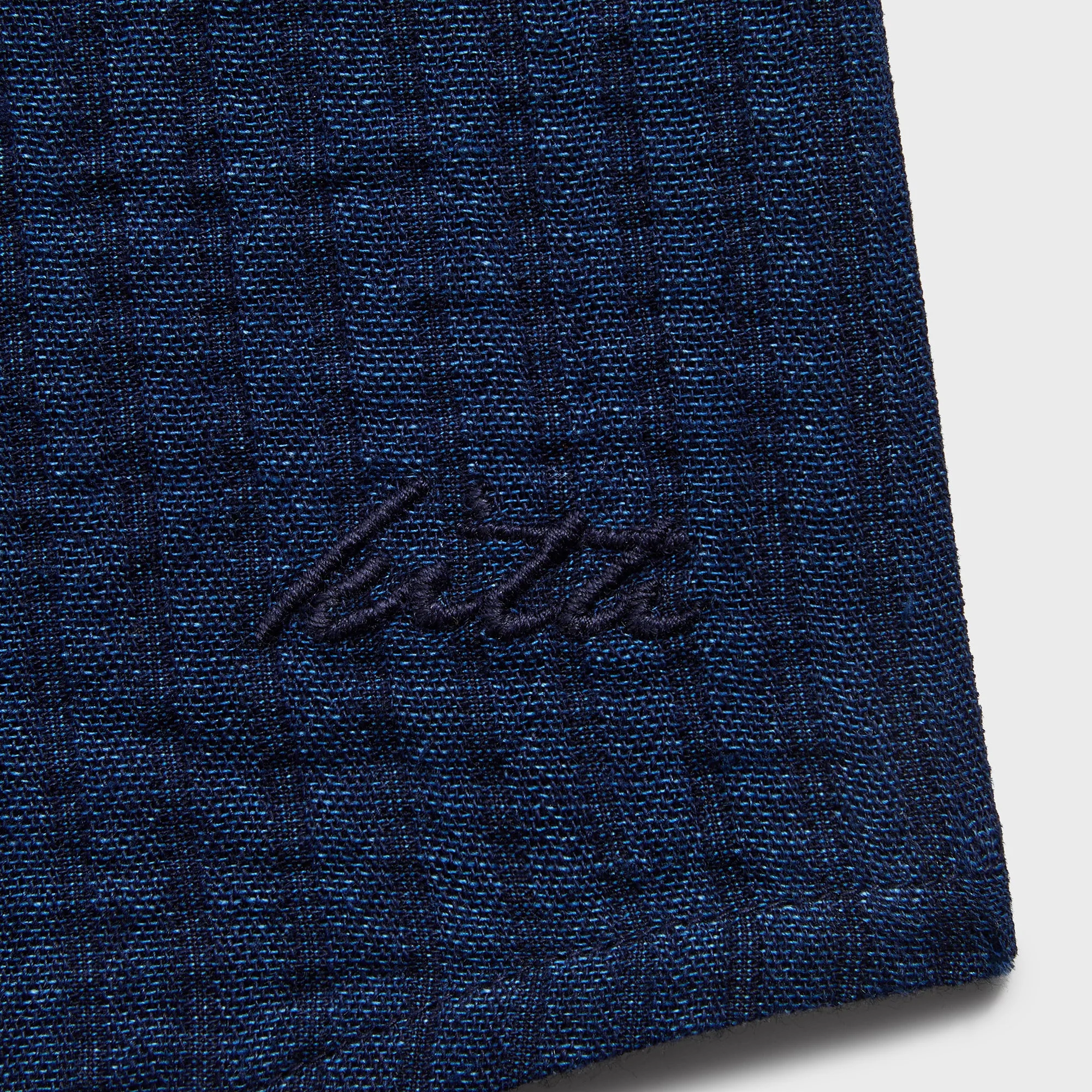 Kith Indigo Seersucker Townsend Shirt - Dark Indigo - Image 4