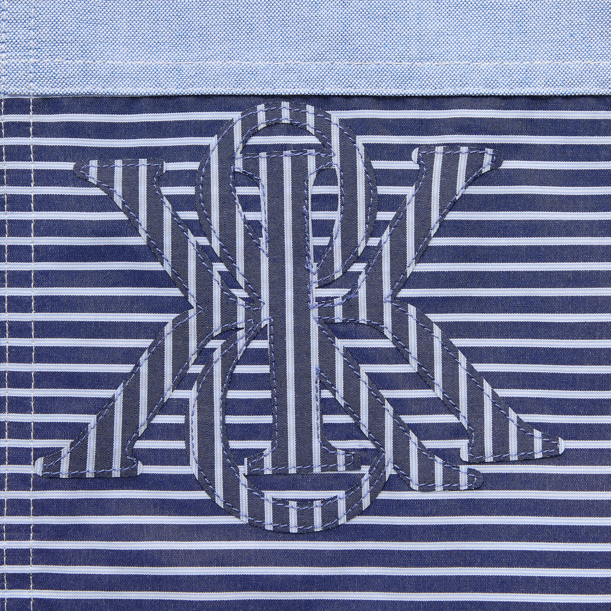 Kith Poplin Stripe Henson Shirt - Darkshore - Image 3