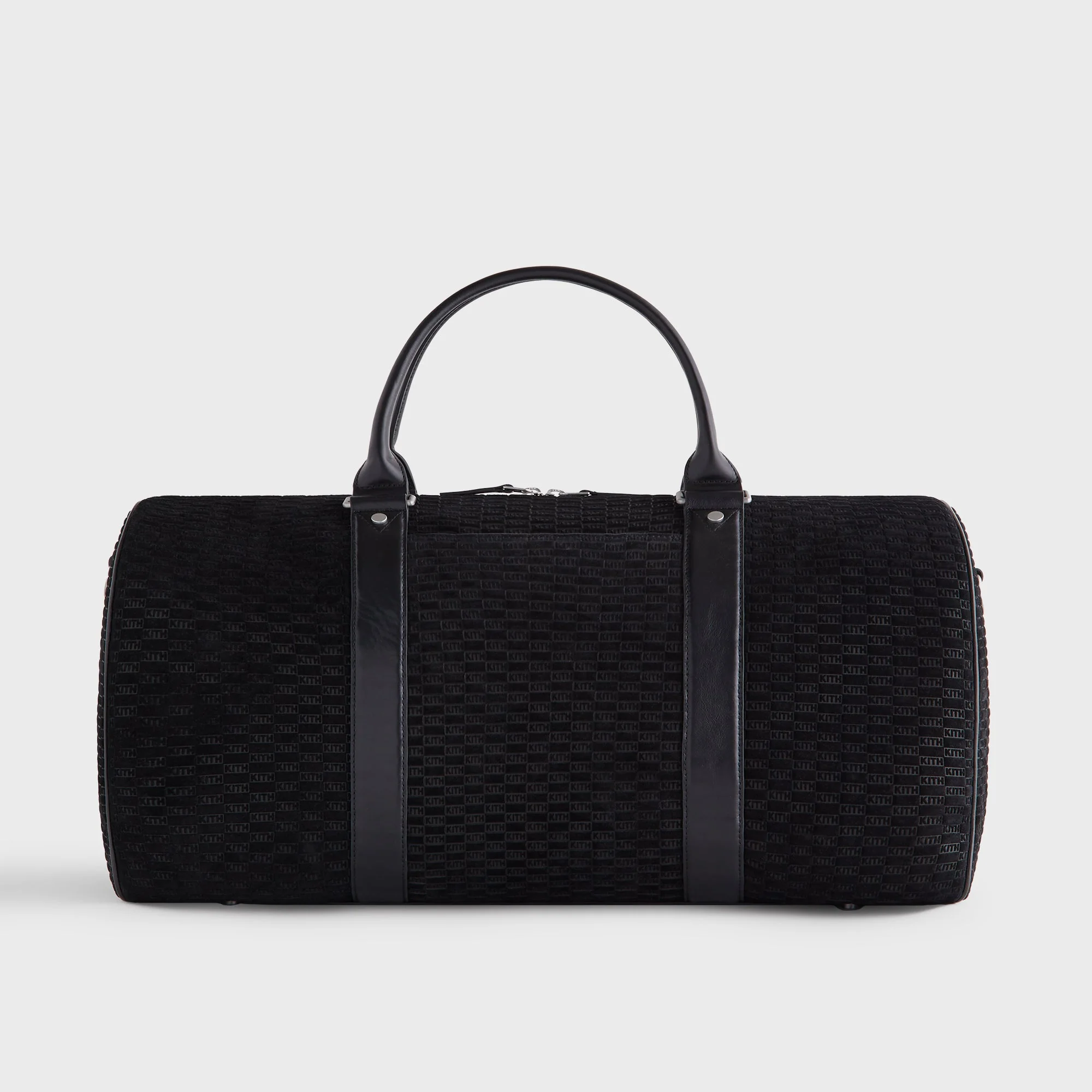 Kith Monogram Suede Traveler K55 Bag - Black - Image 2