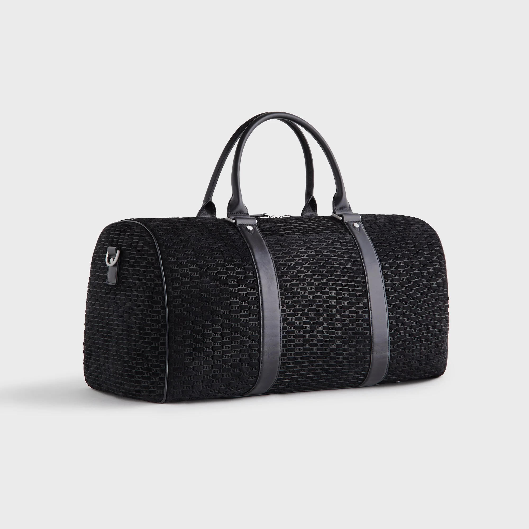 Kith Monogram Suede Traveler K55 Bag - Black - Image 3