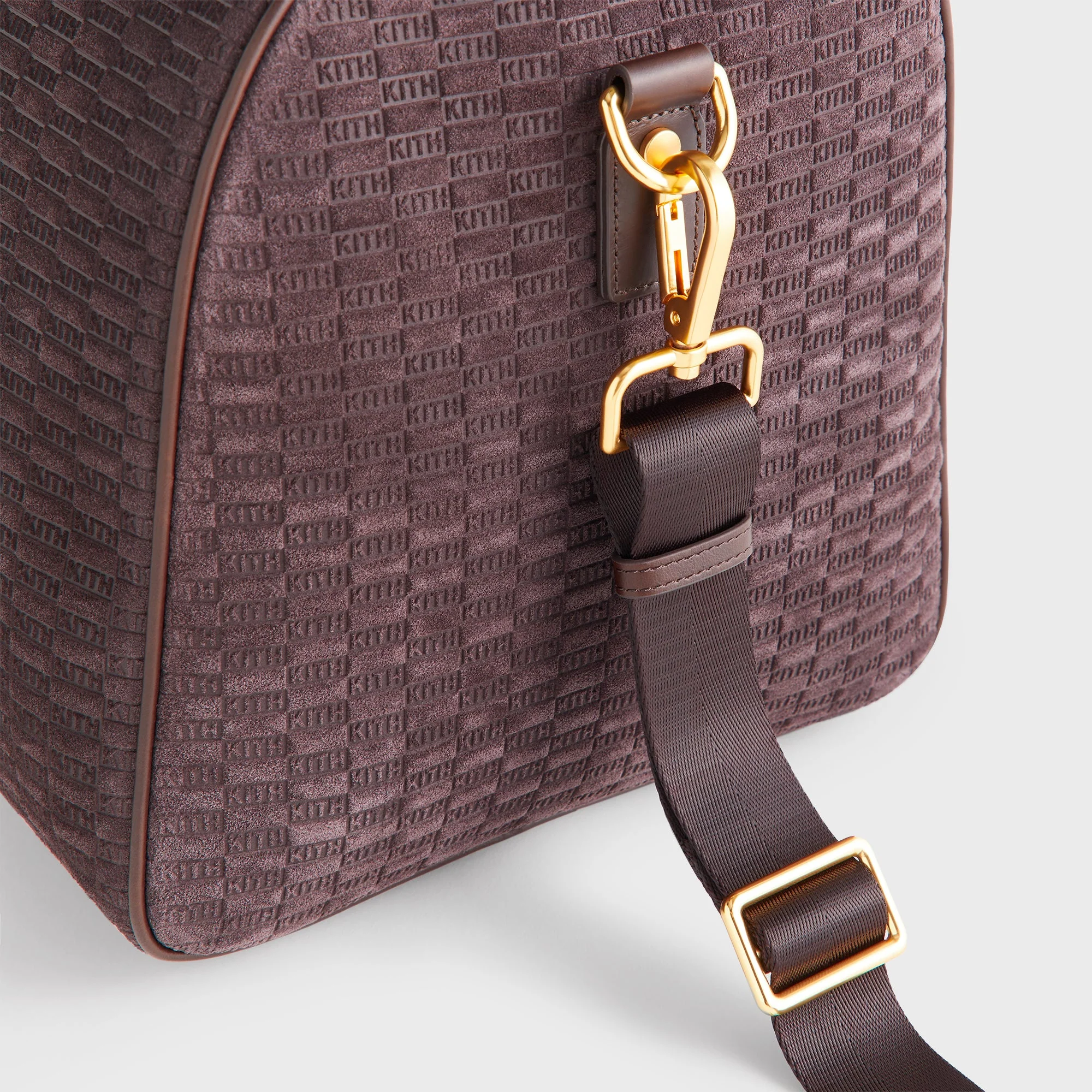 Kith Monogram Suede Traveler K55 Bag - Incognito - Image 6