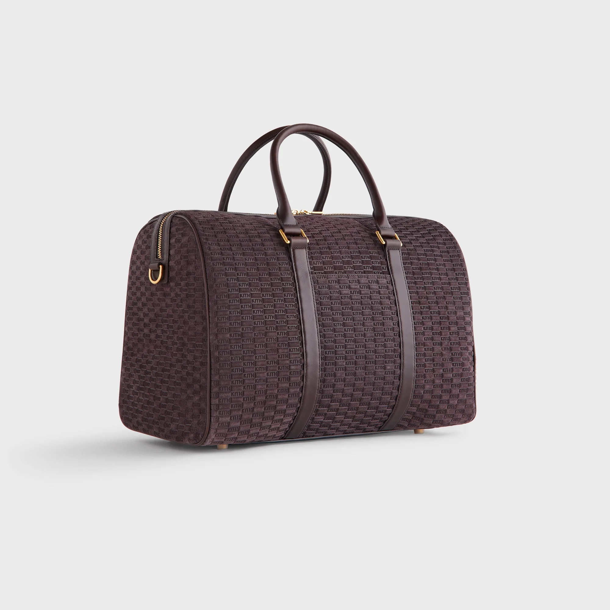Kith Monogram Suede Traveler K40 Bag - Incognito - Image 3