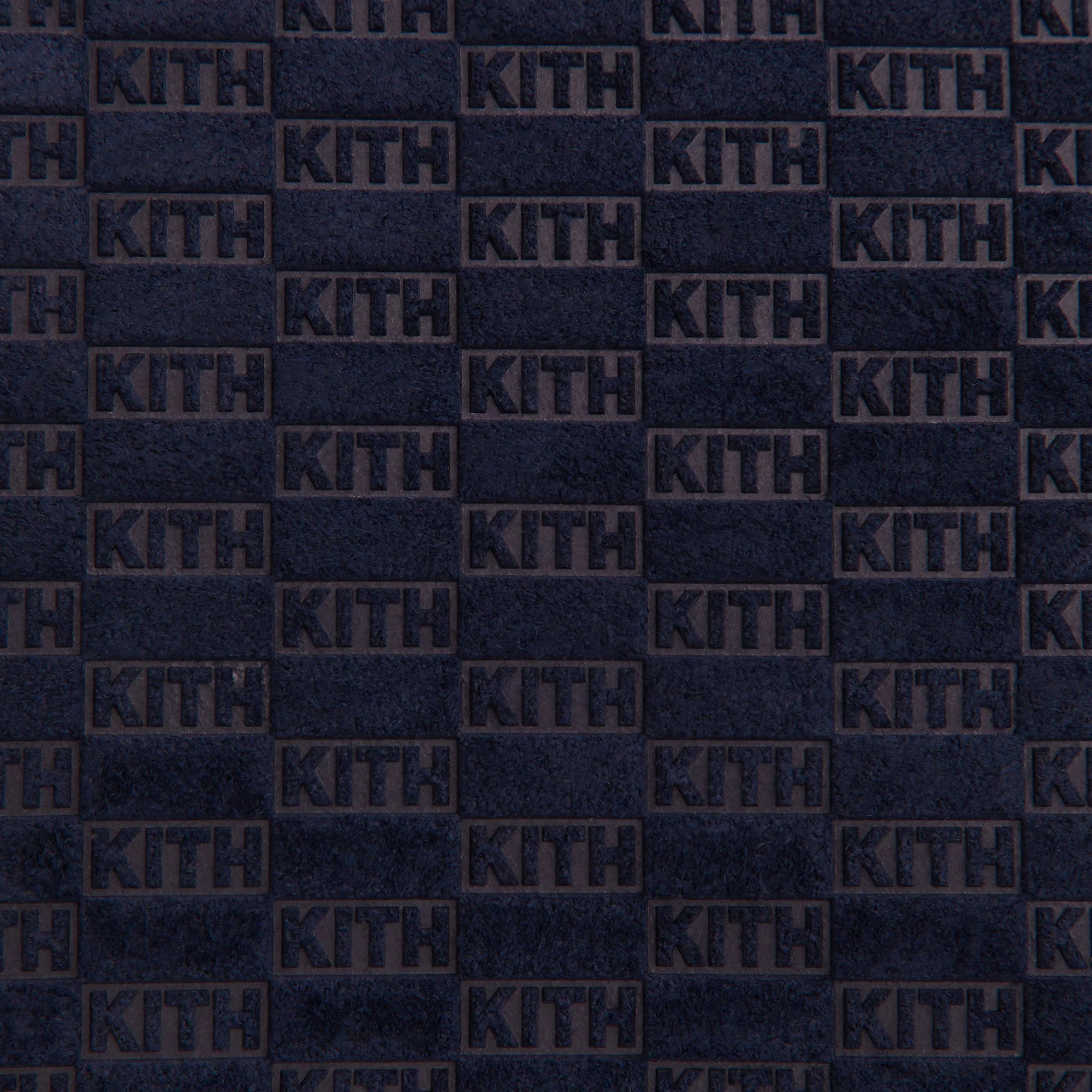 Kith Monogram Suede Traveler K40 Bag - Ink - Image 6