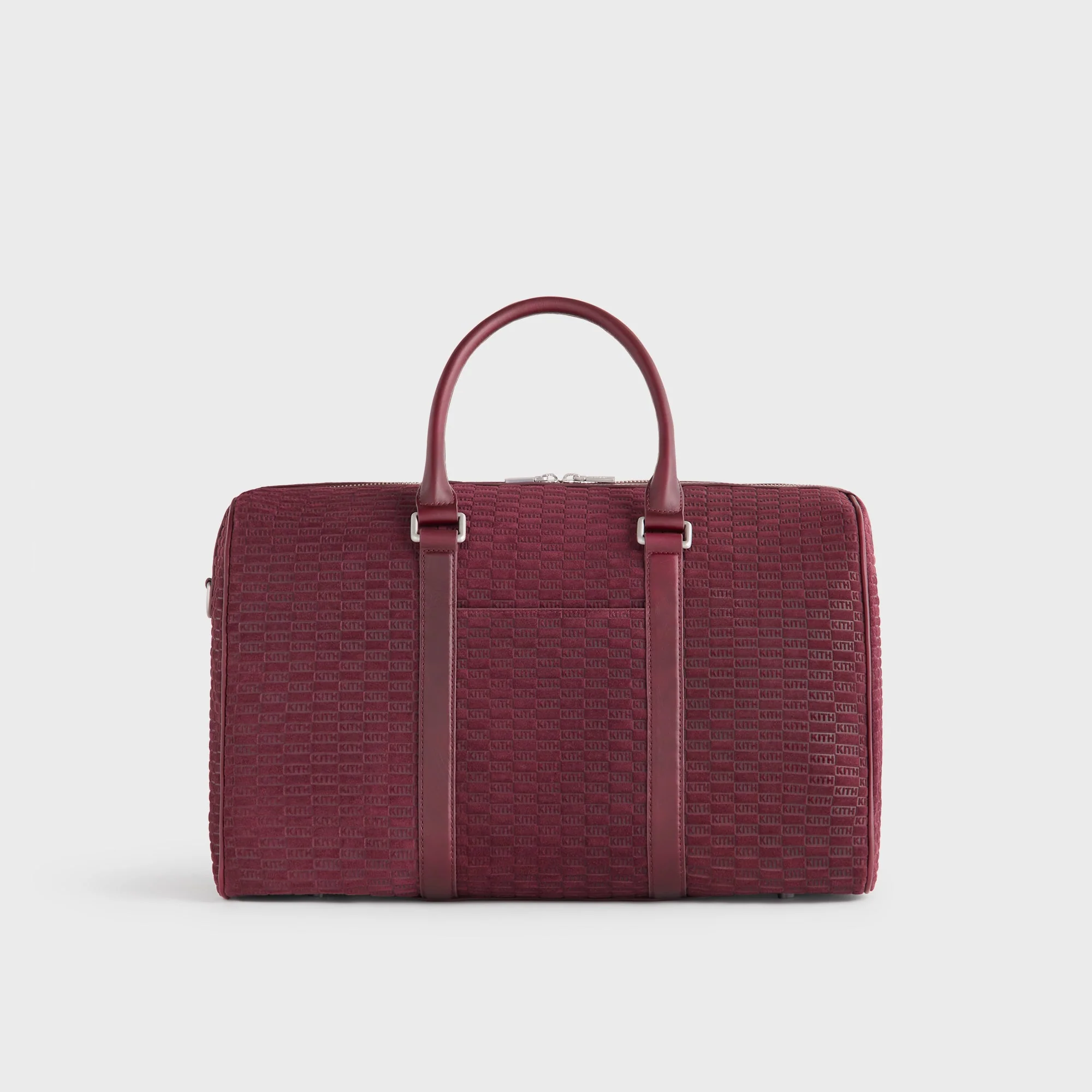 Kith Monogram Suede Traveler K40 Bag - Magma - Image 2