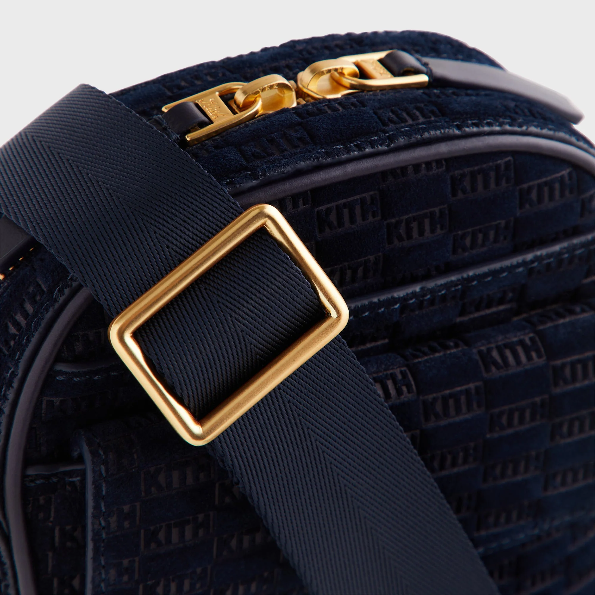 Kith Monogram Suede Passenger K15 Bag - Ink - Image 3
