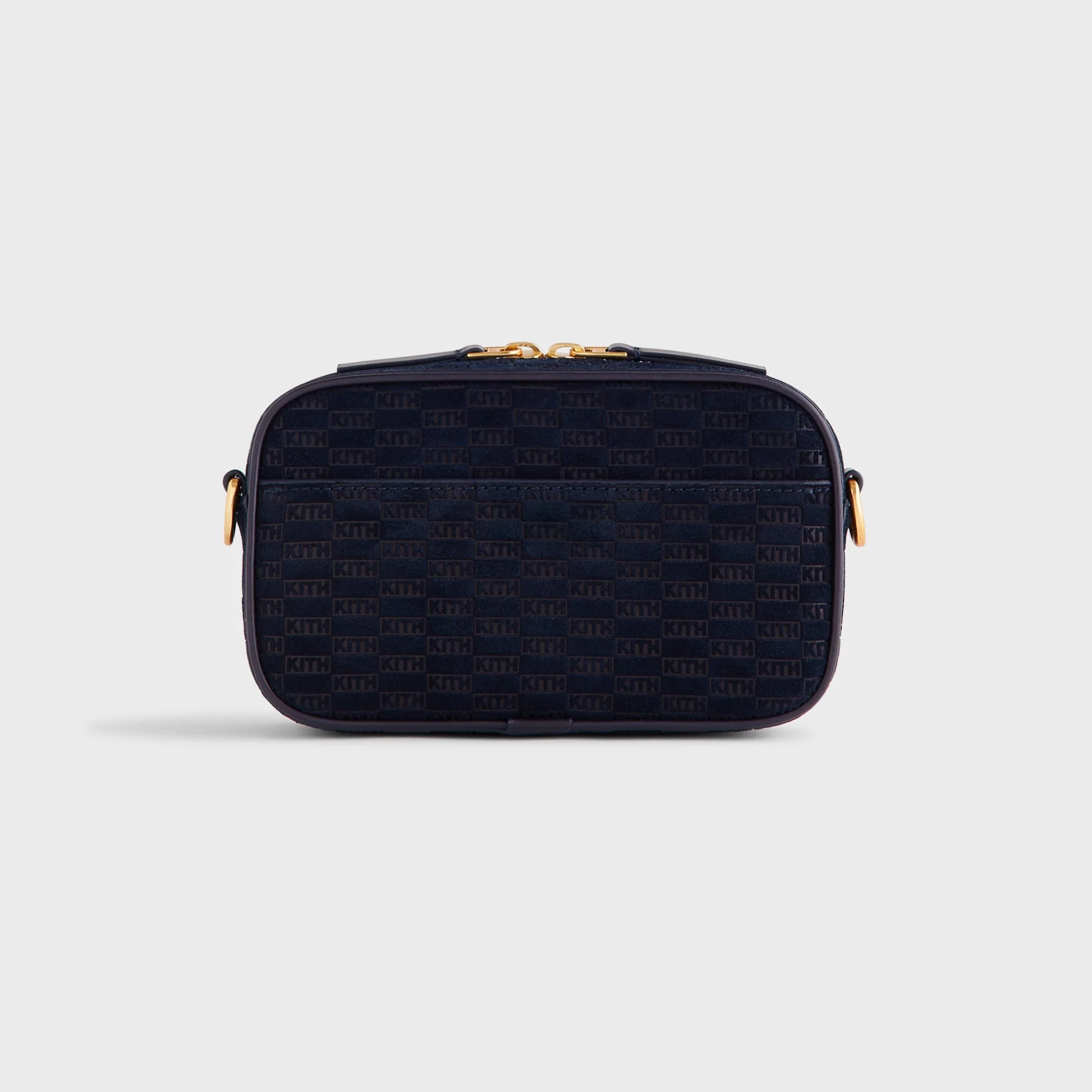 Kith Monogram Suede Crosswalk K20 Bag - Ink
