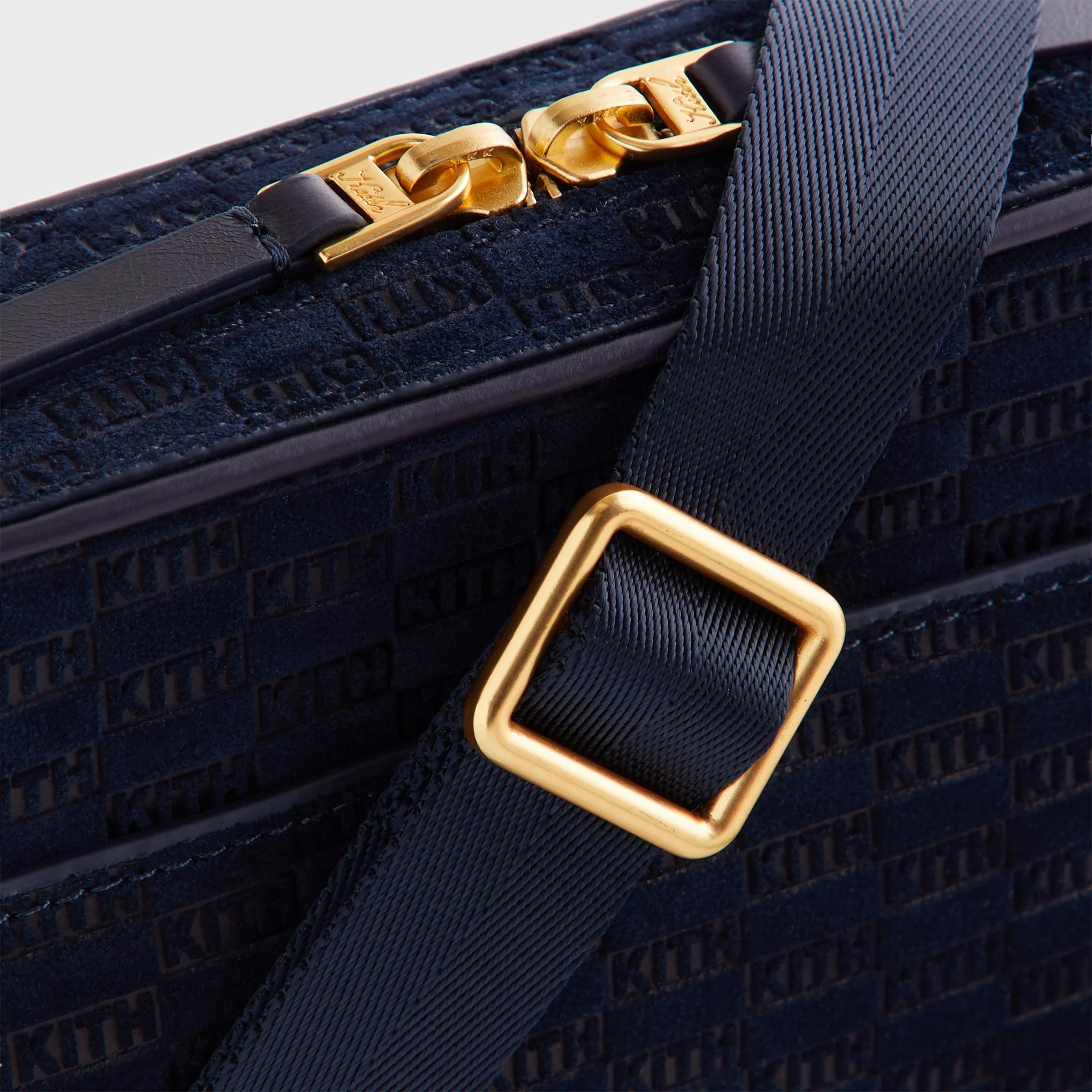 Kith Monogram Suede Crosswalk K20 Bag - Ink - Image 3
