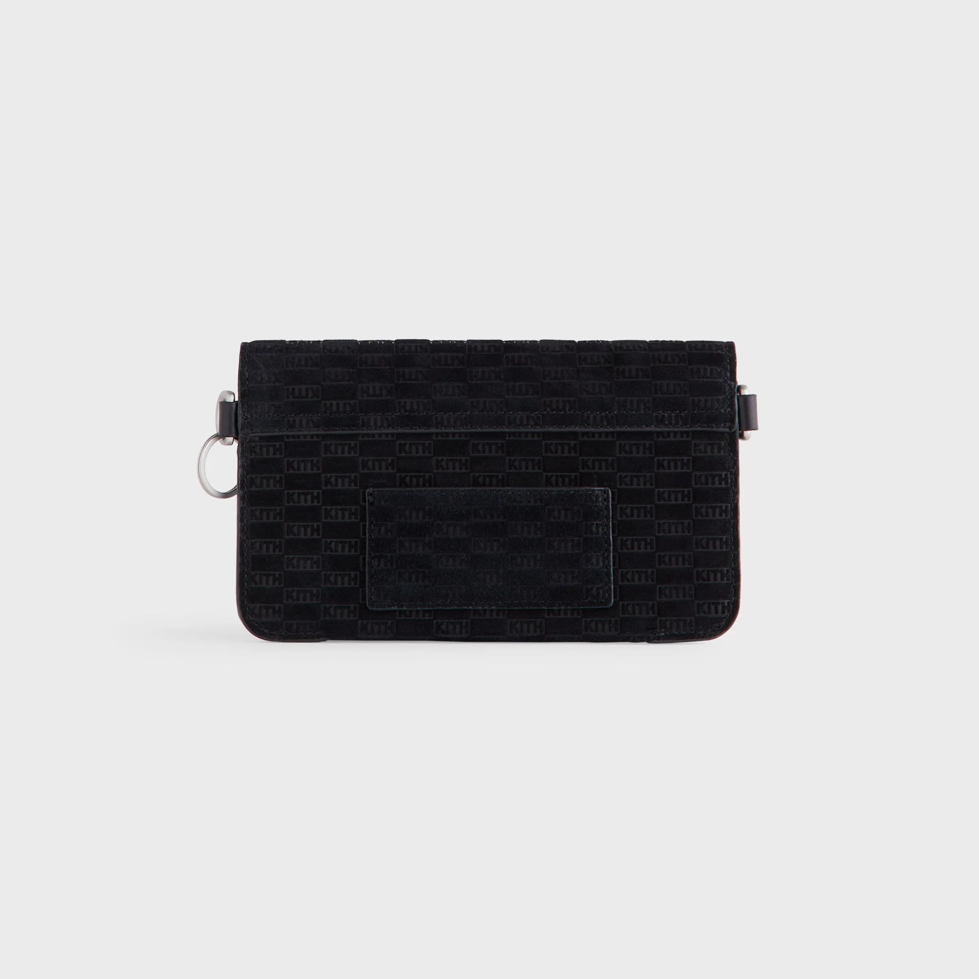 Kith Monogram Suede Envelope K20 Bag - Black - Image 2