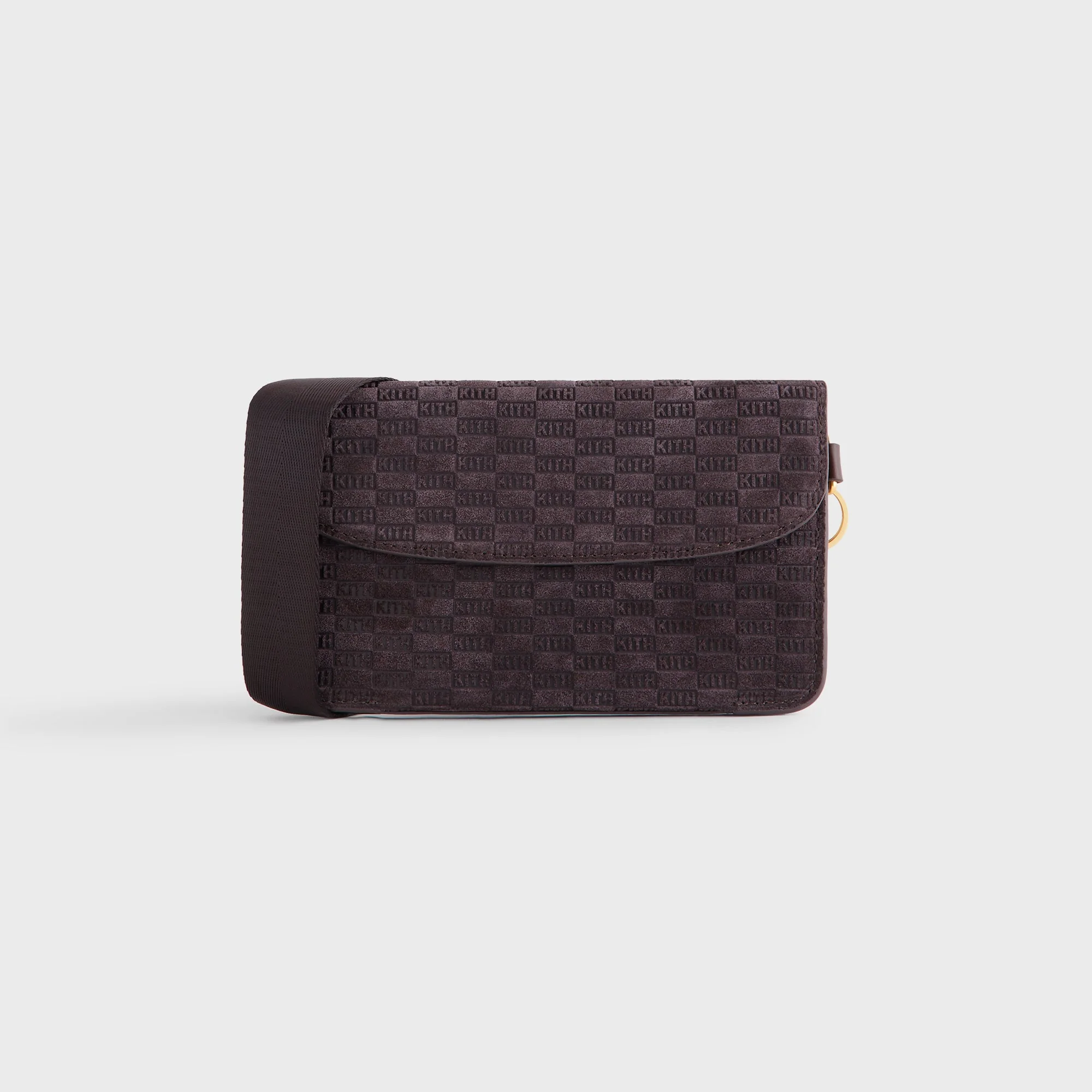 Kith Monogram Suede Envelope K20 Bag - Incognito