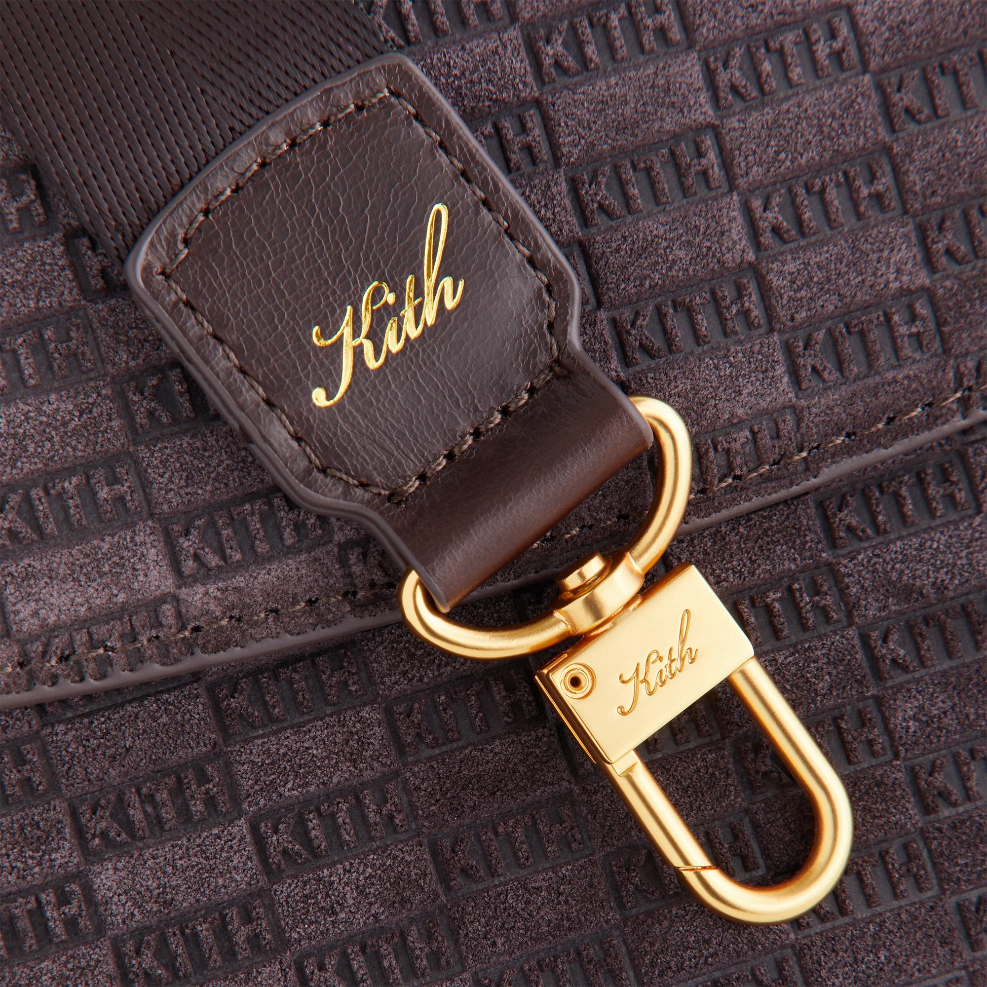 Kith Monogram Suede Envelope K20 Bag - Incognito - Image 3