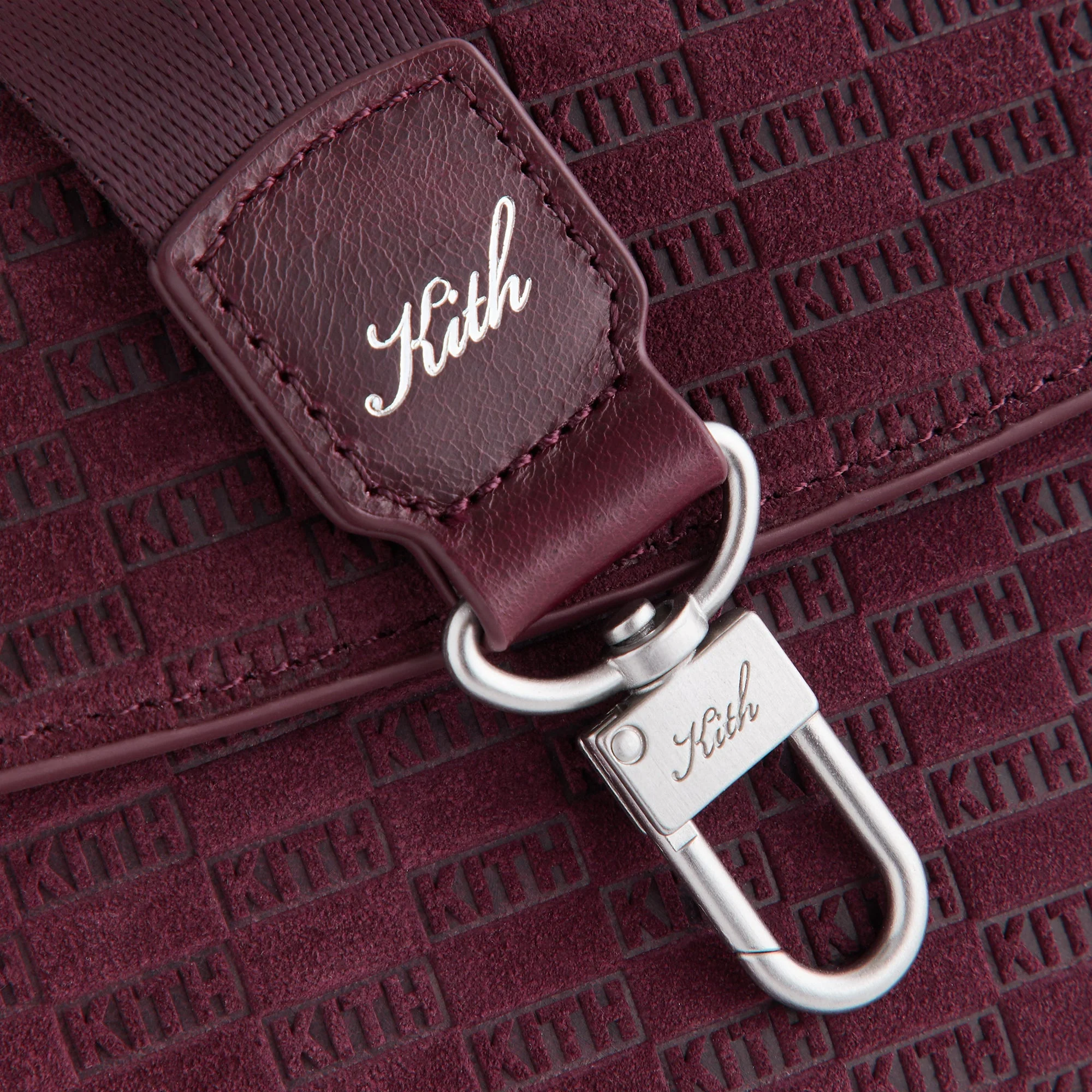 Kith Monogram Suede Envelope K20 Bag - Magma - Image 3