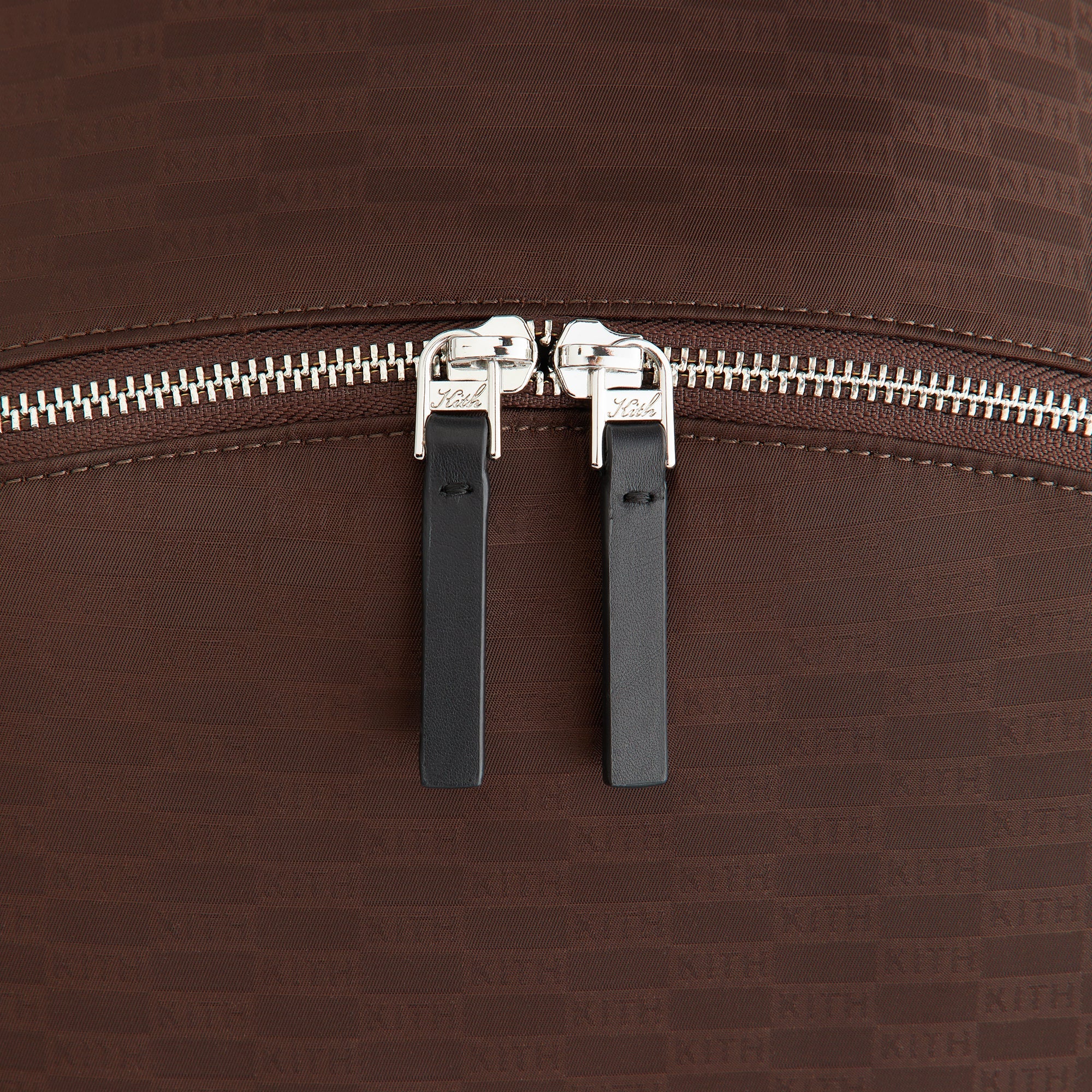 Kith Monogram Nylon Jacquard Backpack - Dark Roast - Image 5