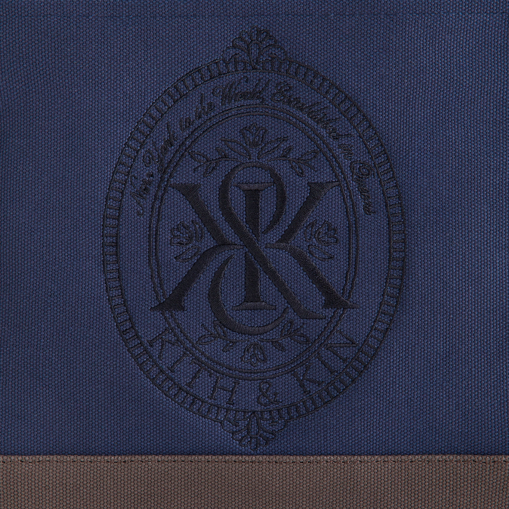 Kith Embroidered Canvas Tote Bag - Nocturnal - Image 4