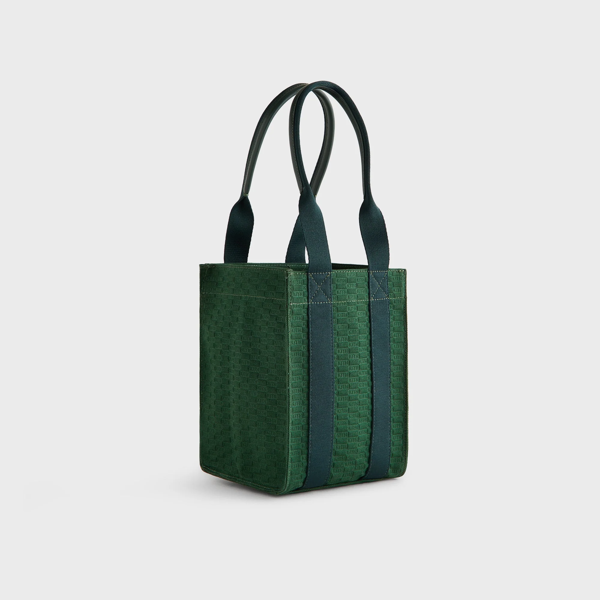 Kith Monogram Canvas Wine Tote Bag - Conifer - Image 3