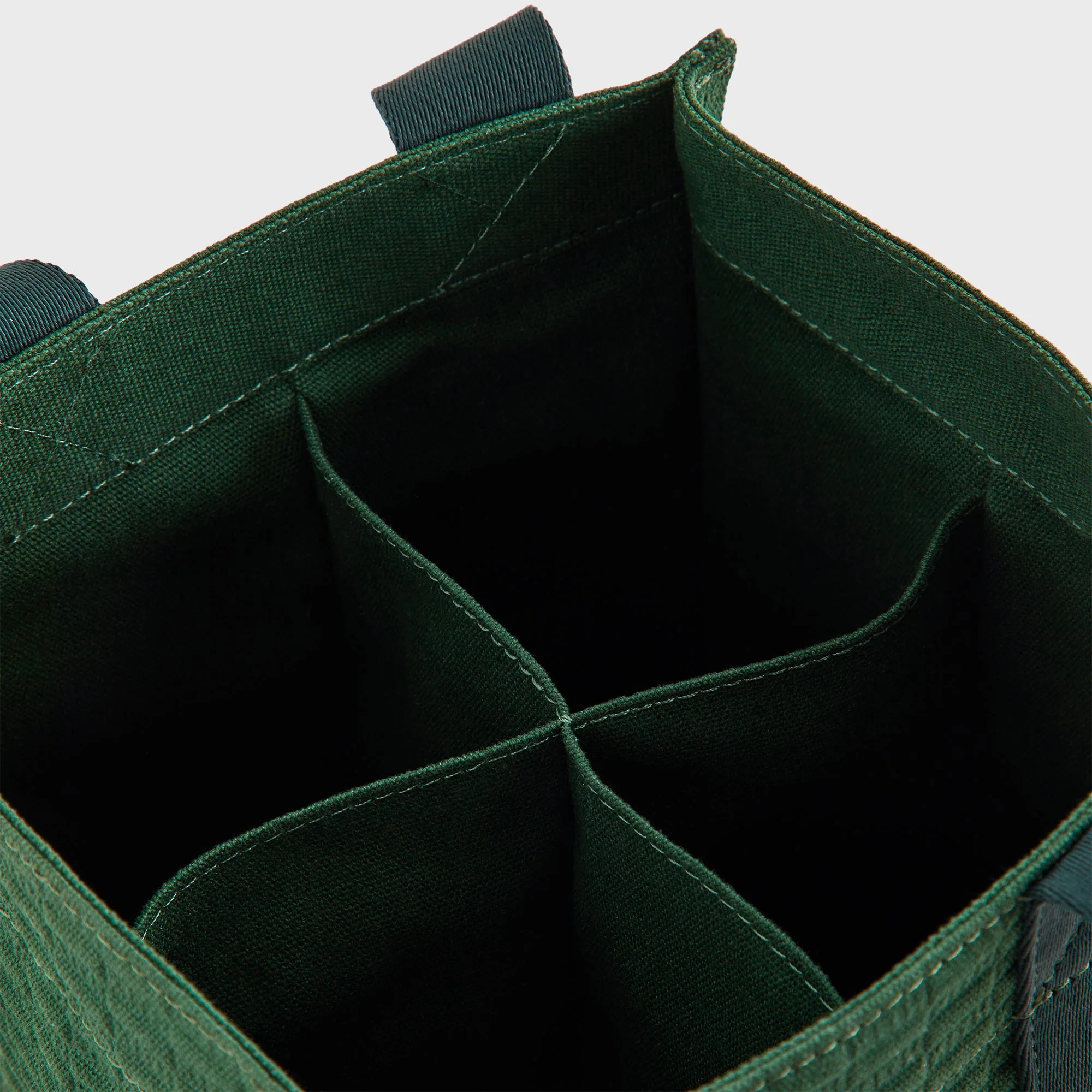 Kith Monogram Canvas Wine Tote Bag - Conifer - Image 5