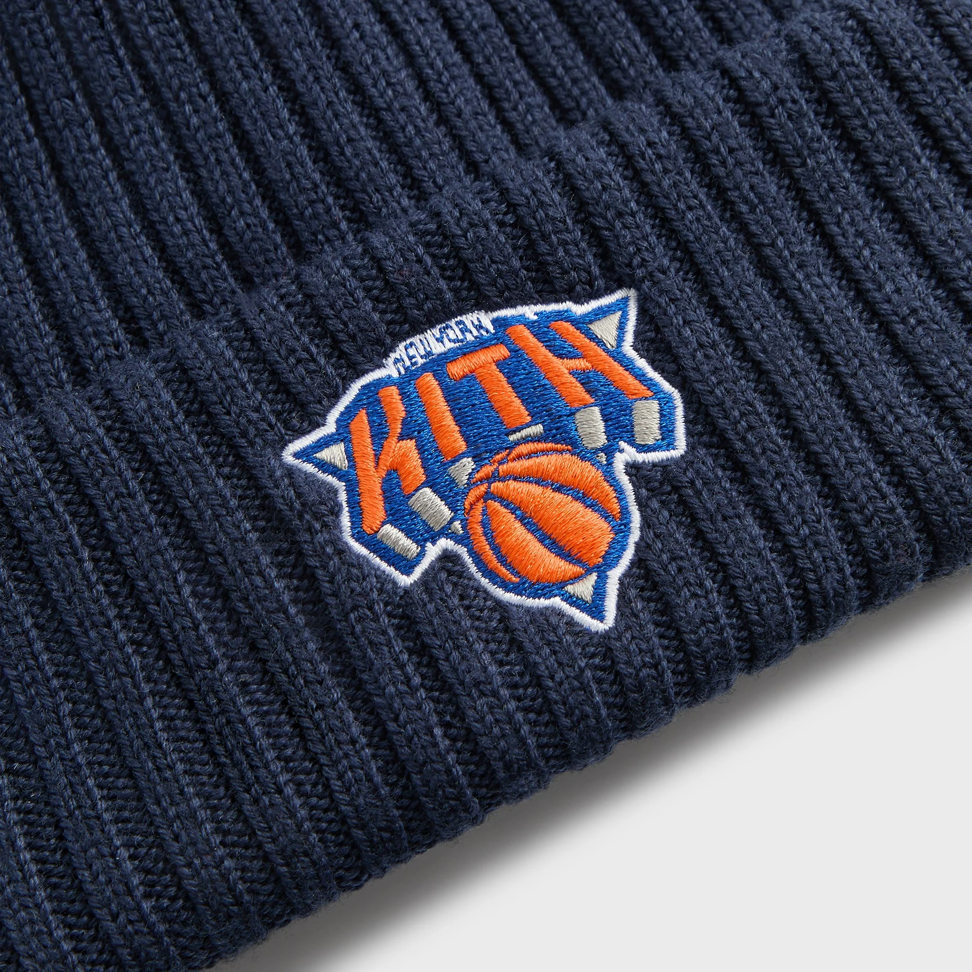Kith for the New York Knicks Superman Logo Beanie - Nocturnal - Image 4