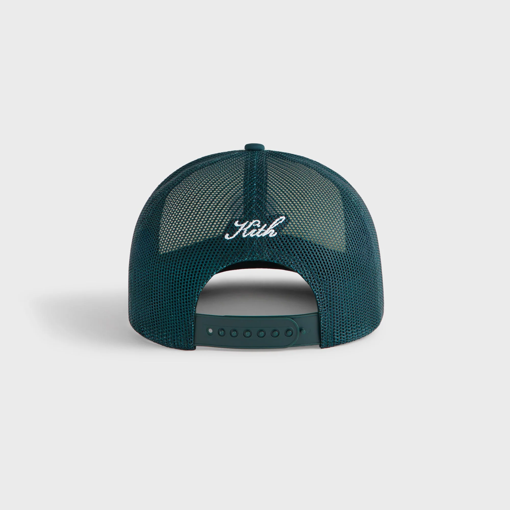 Kith Poly Foam Apple Crest Embroidery Nolan Trucker Hat - Stadium - Image 2
