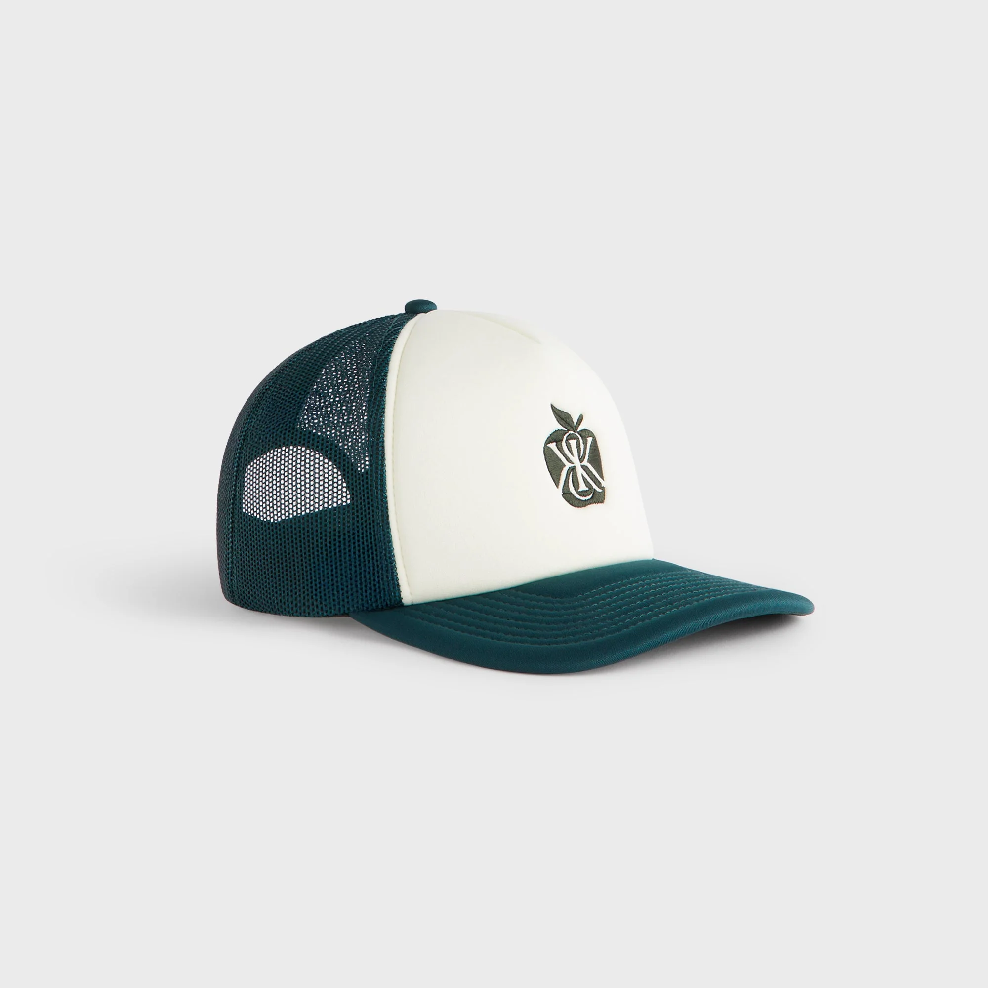 Kith Poly Foam Apple Crest Embroidery Nolan Trucker Hat - Stadium - Image 3