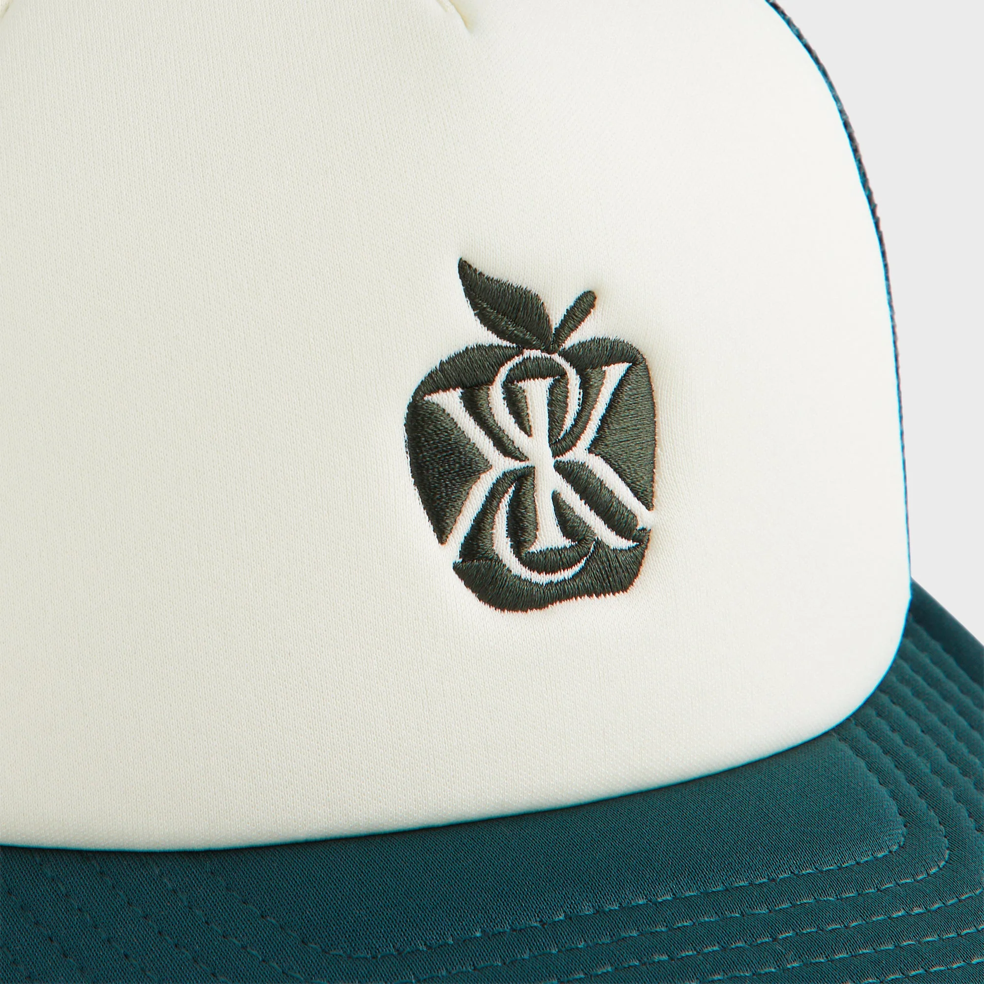 Kith Poly Foam Apple Crest Embroidery Nolan Trucker Hat - Stadium - Image 4