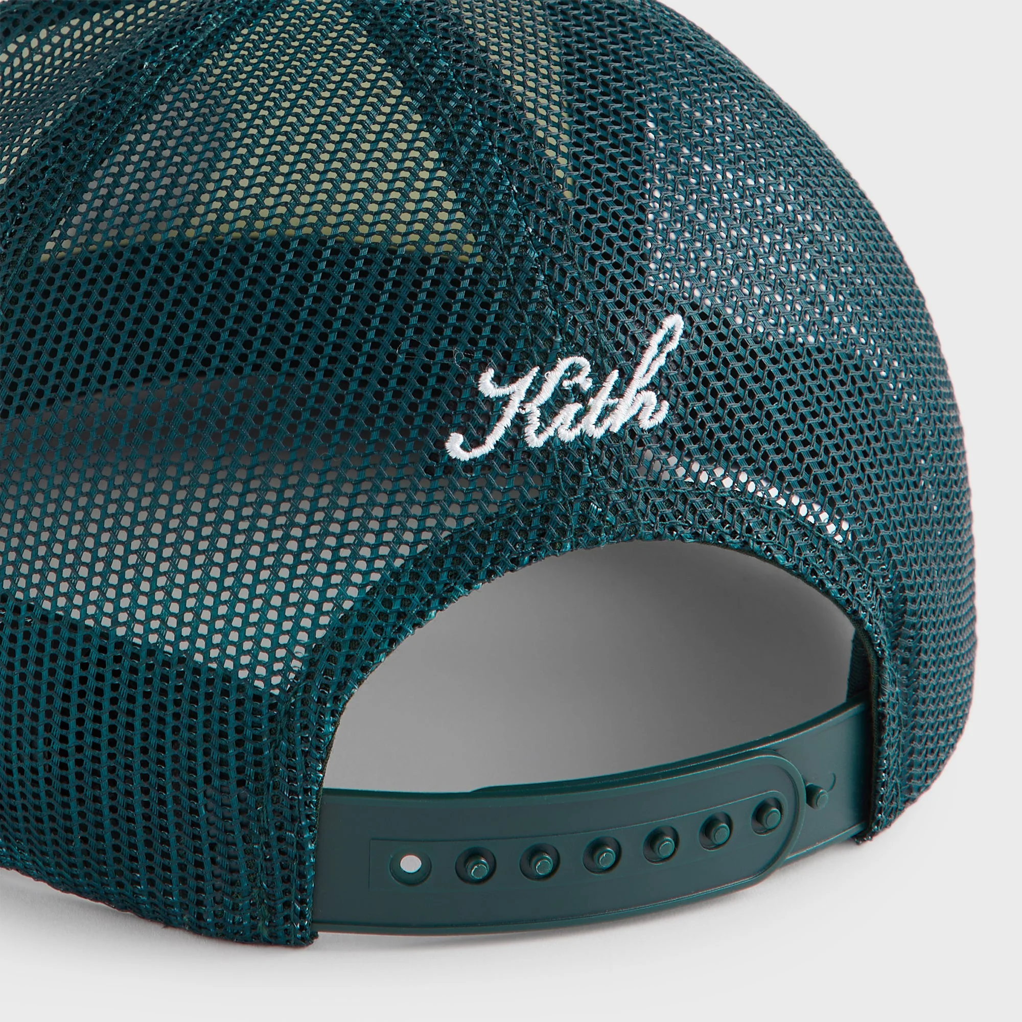 Kith Poly Foam Apple Crest Embroidery Nolan Trucker Hat - Stadium - Image 5