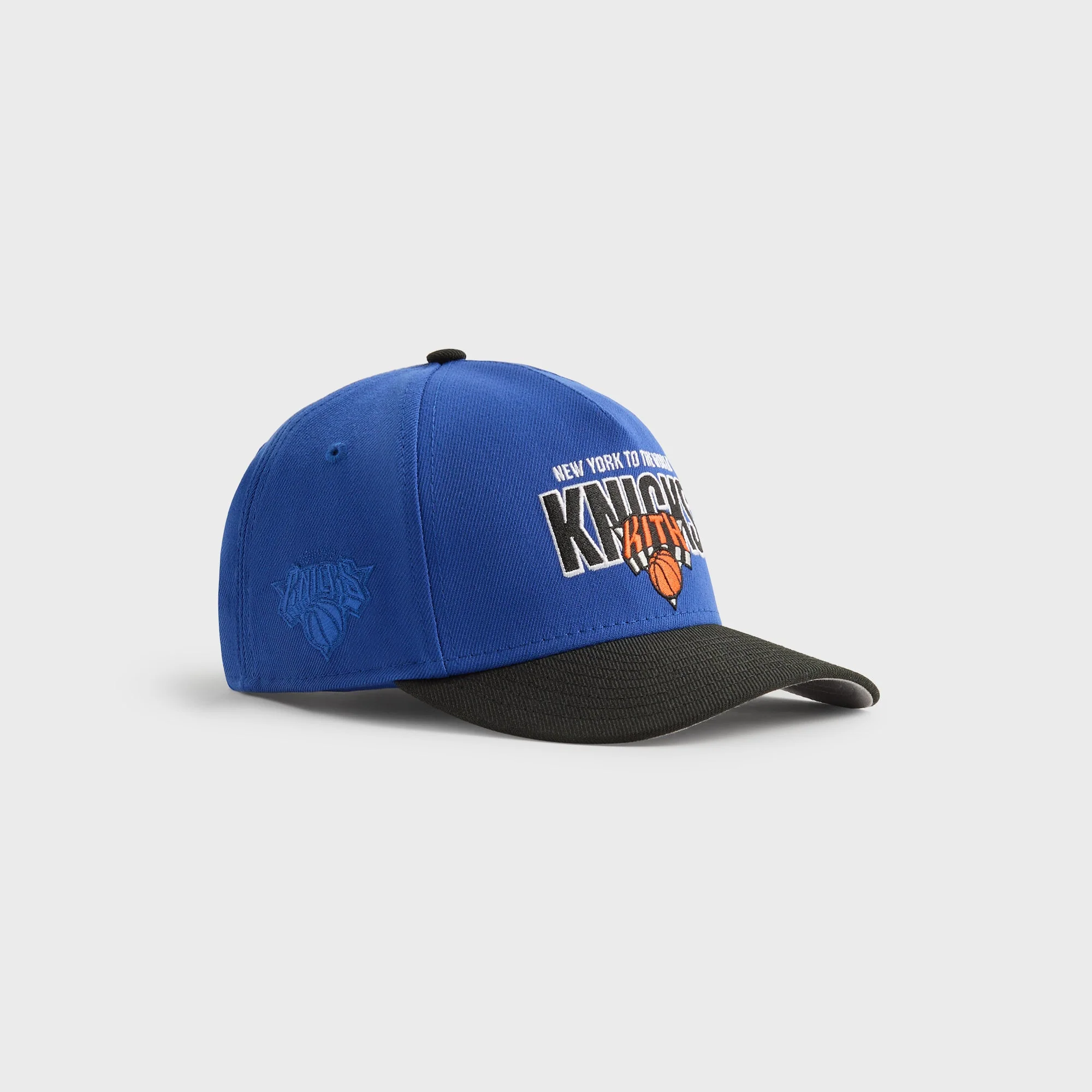 Kith & New Era for the New York Knicks Wool 9FORTY M Crown Snapback - Royal - Image 4