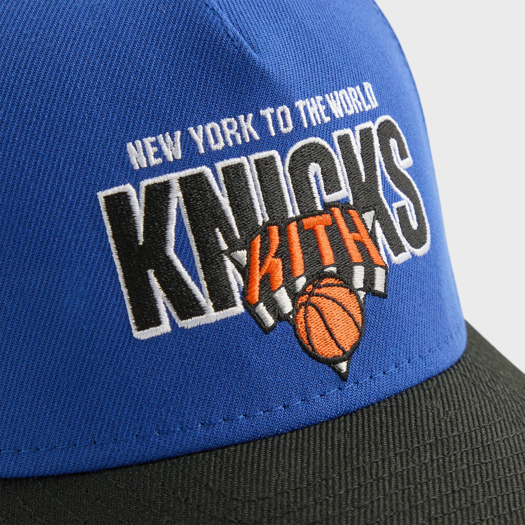 Kith & New Era for the New York Knicks Wool 9FORTY M Crown Snapback - Royal - Image 5