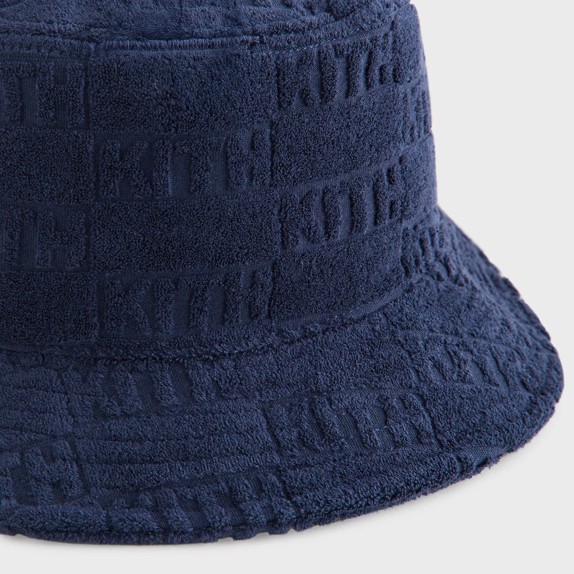 Kith Classic Logo Towel Terry Dawson Bucket Hat - Nocturnal - Image 4