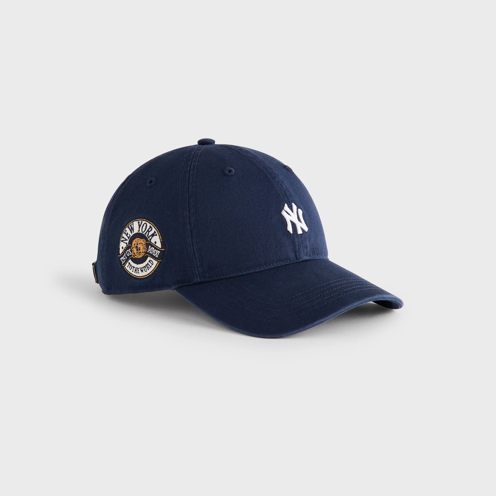 Kith & '47 for the New York Yankees Washed Twill Mini Logo Aaron Classic Cap - Nocturnal - Image 4