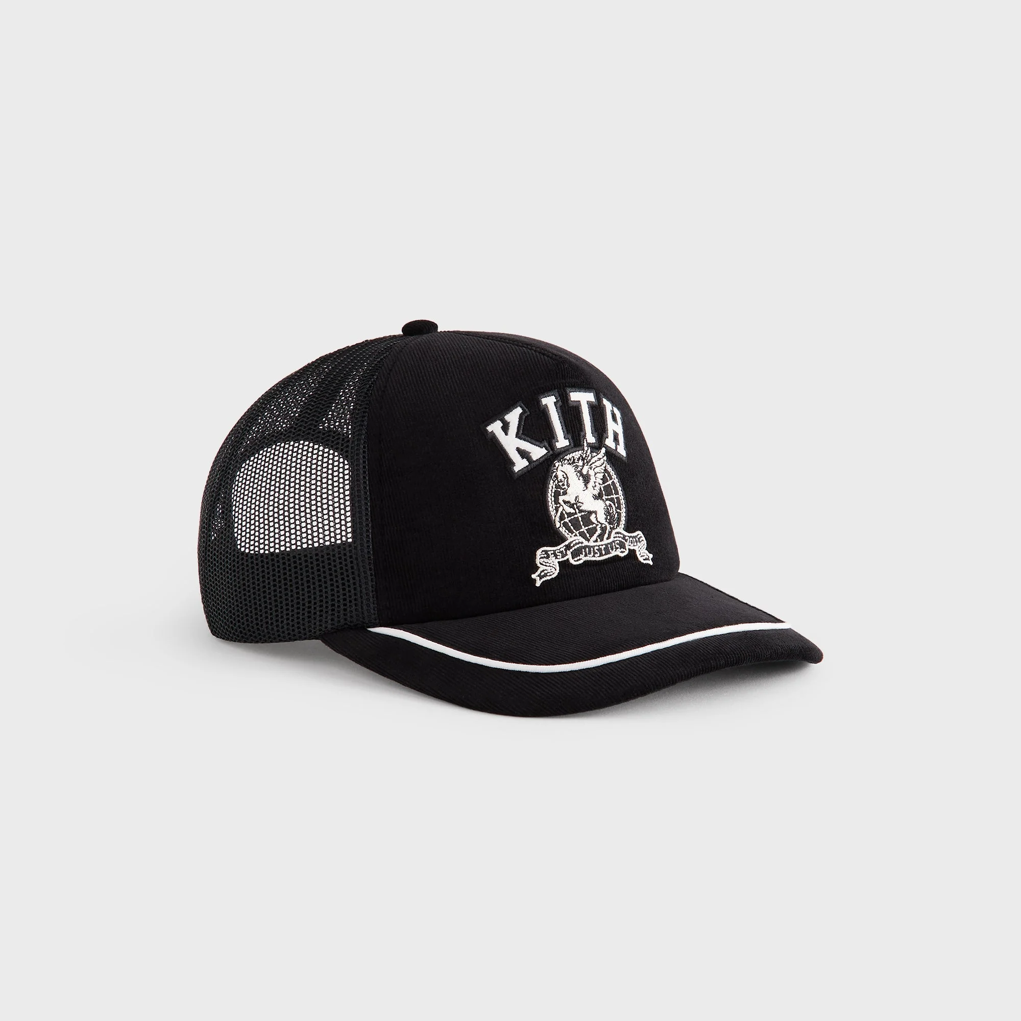 Kith Micro Cord Nolan Trucker Hat - Black - Image 4
