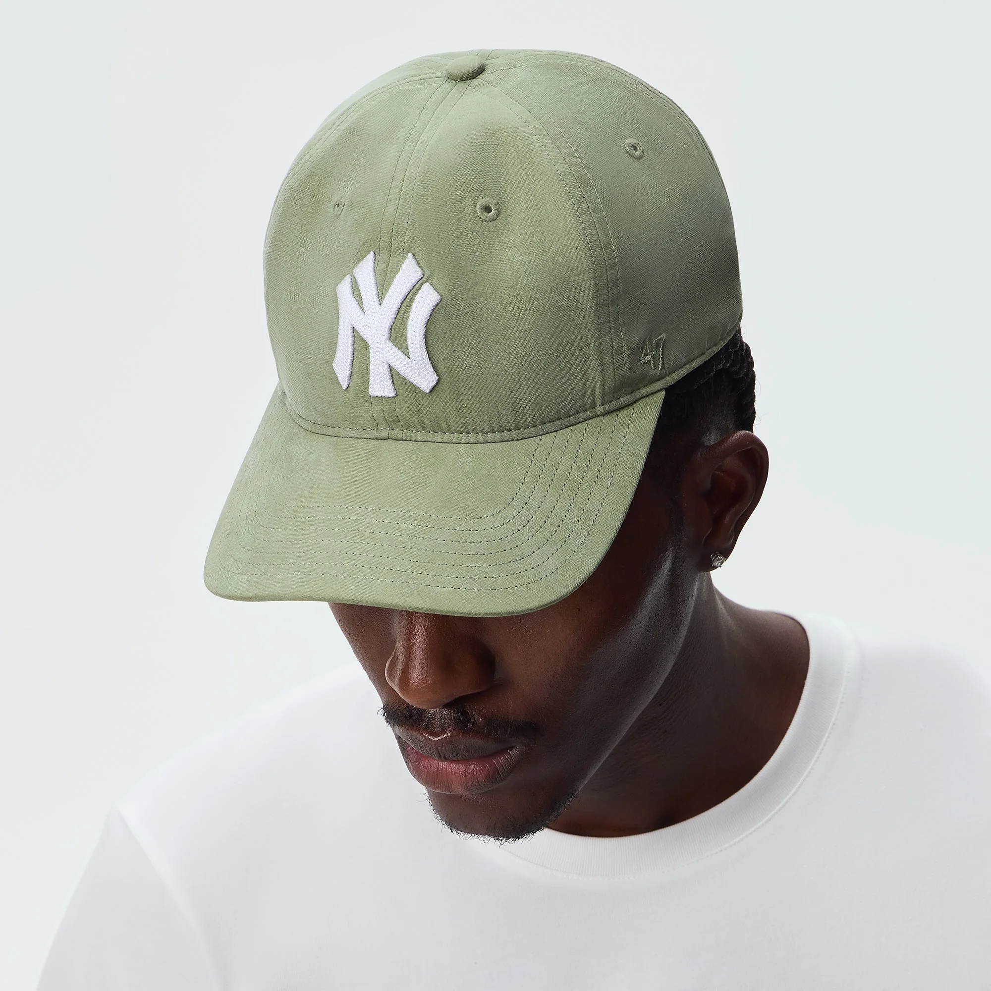 Kith & '47 for the New York Yankees Cupro Linen Franchise LS Cap - Commune - Image 2