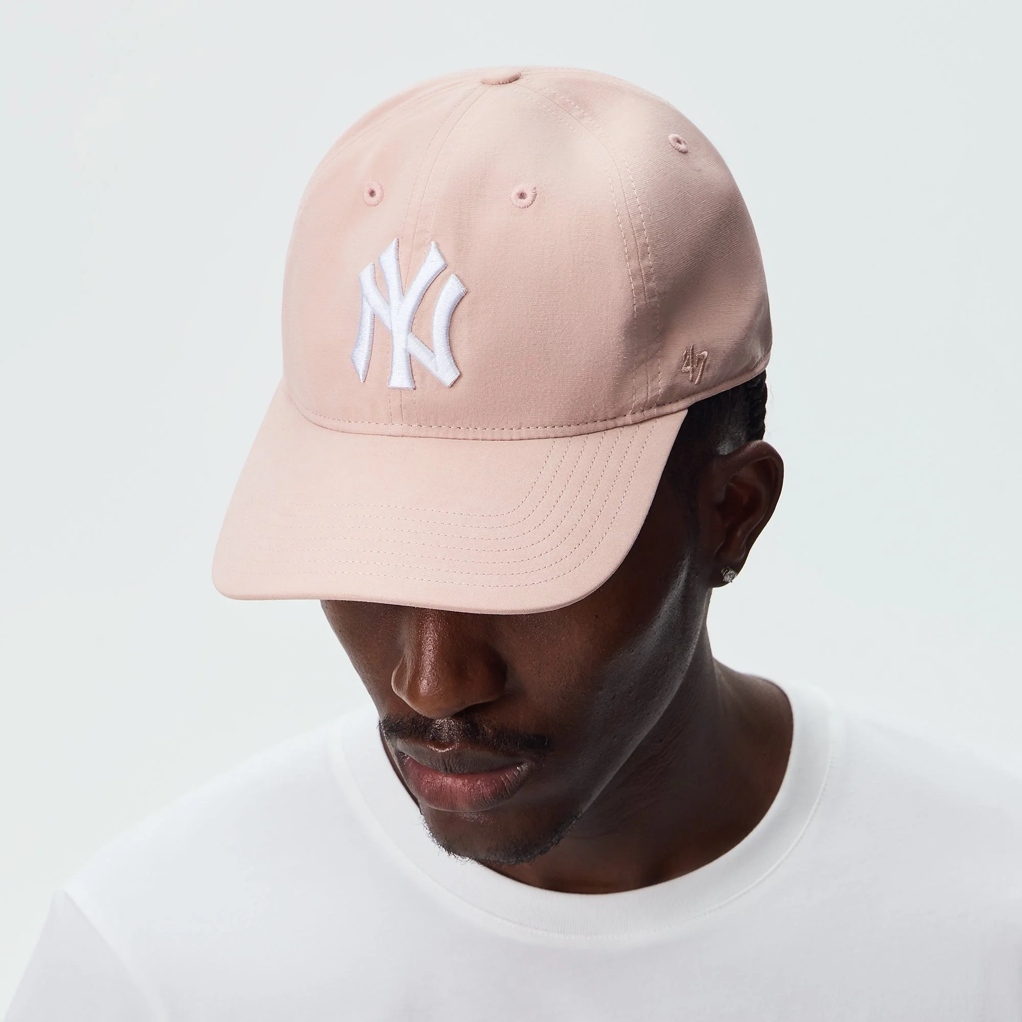 Kith & '47 for the New York Yankees Heavy Cupro Linen Franchise LS Cap - Beloved - Image 2