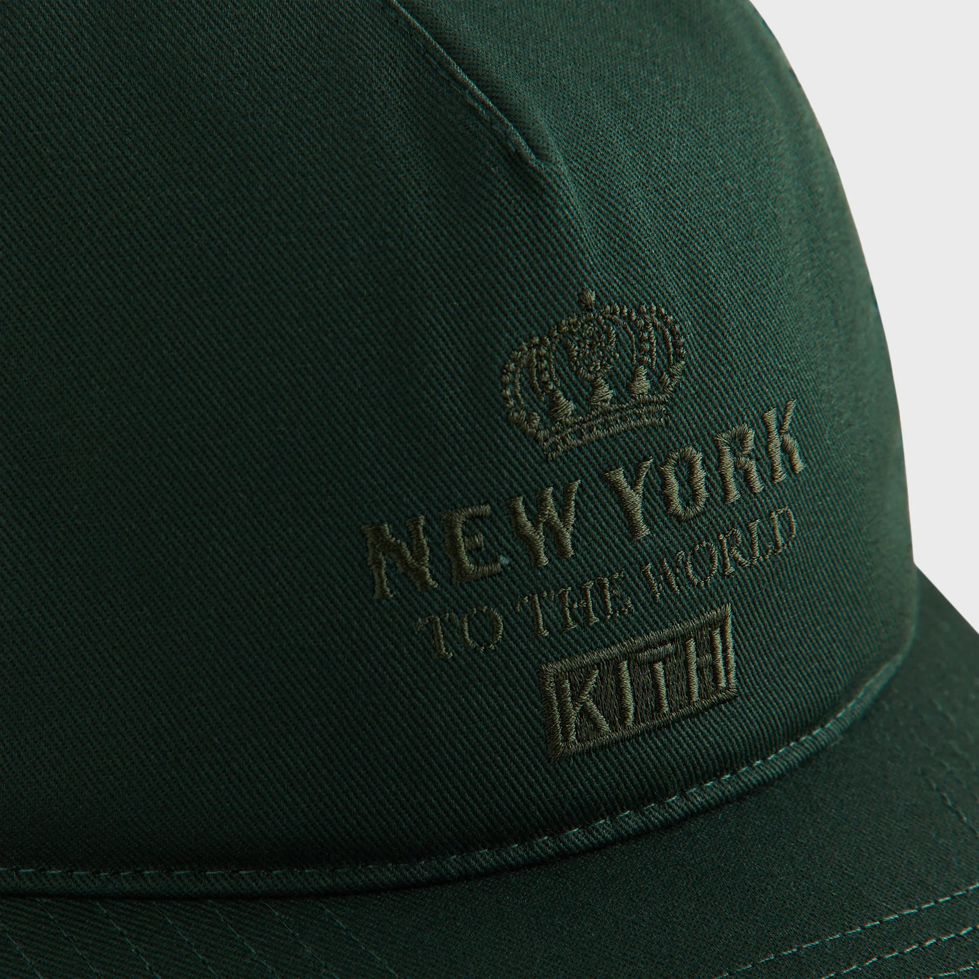 Kith New York To The World Relaxed Twill Nolan Trucker Hat - Stadium - Image 5