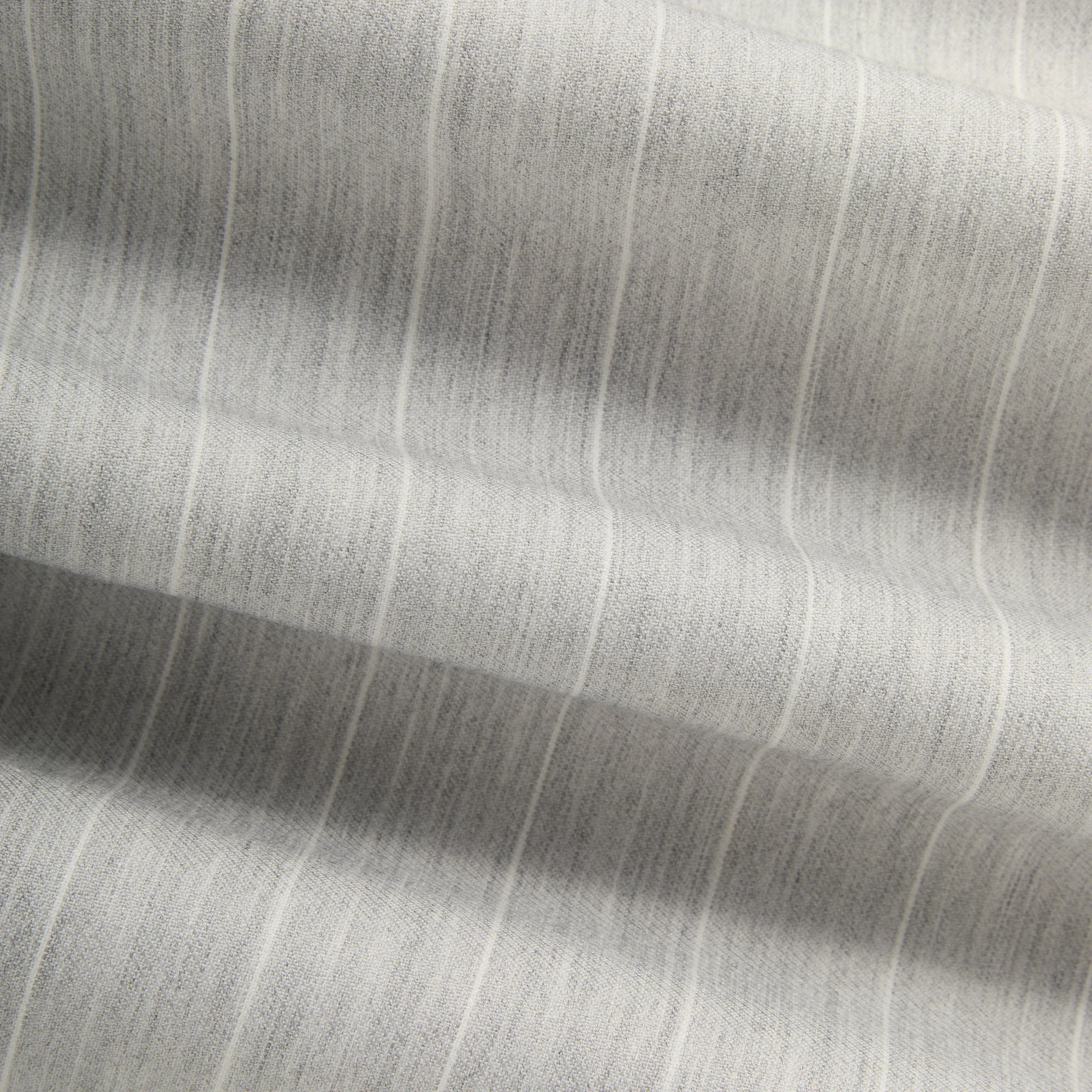 Kith Pinstripe Eli Pleated Trouser - Light Heather Grey - Image 4