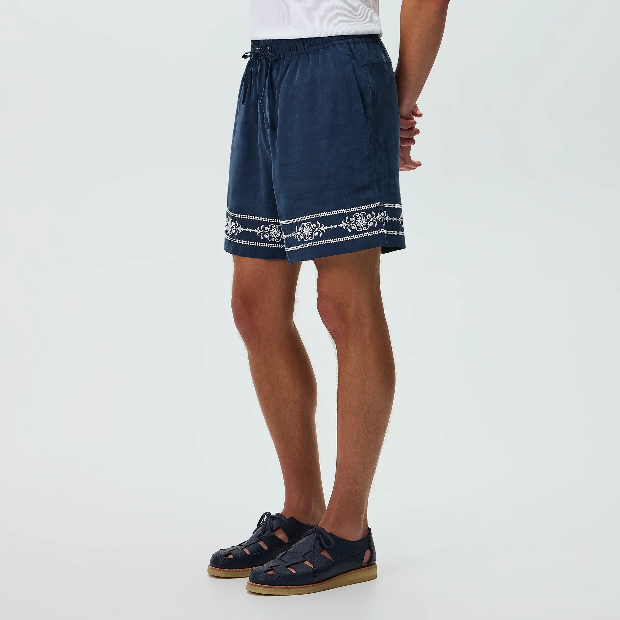 Kith Cupro Linen Cedar Short - Nocturnal - Image 2