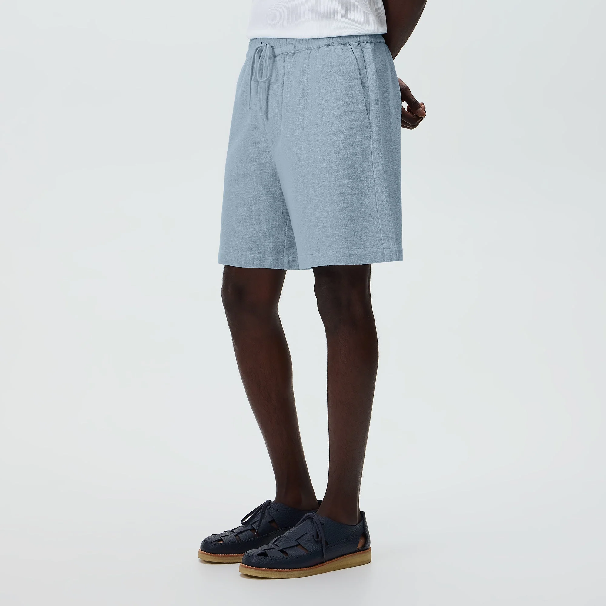 Kith Soft Woven Curtis Short - Light Indigo - Image 2