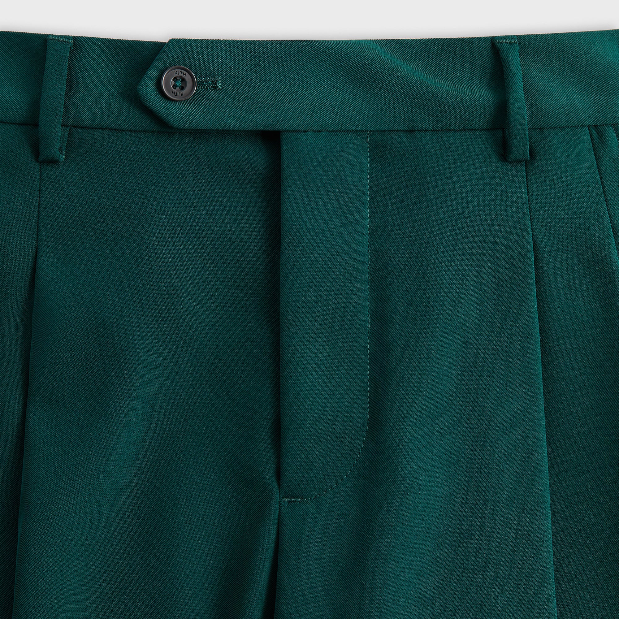 Kith Drape Twill Kylan Pleated Trouser - Chronicle - Image 4