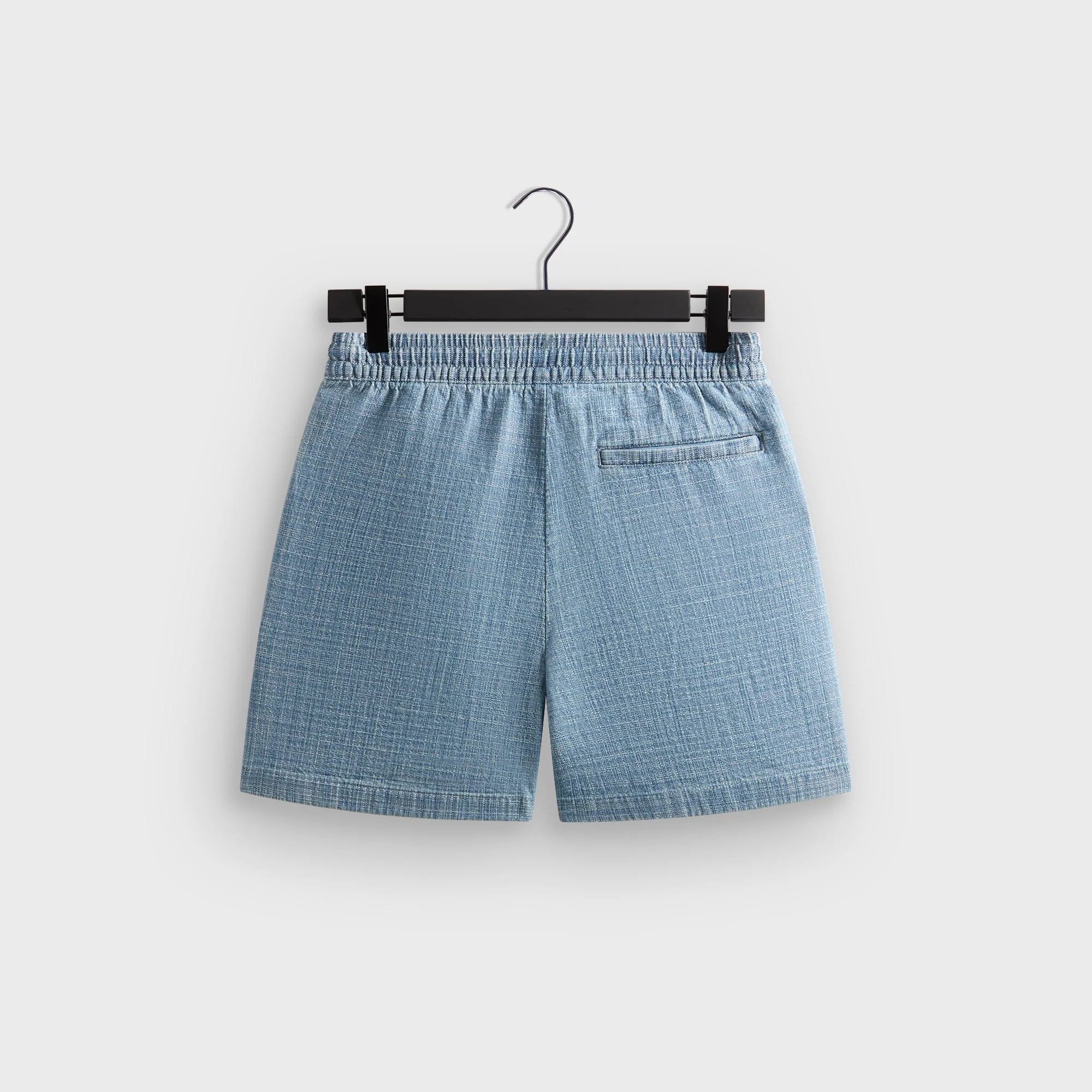 Kith Textured Indigo Weave Cayden Short - Light Indigo - Image 3
