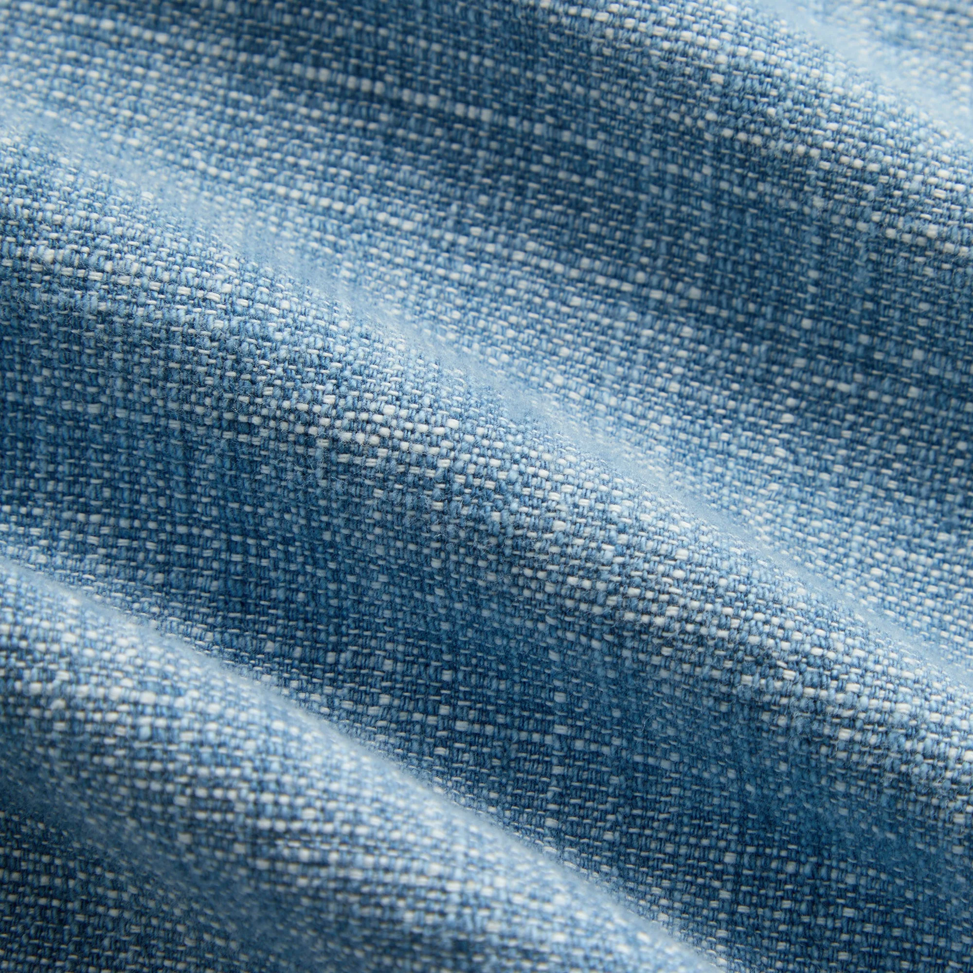 Kith Textured Indigo Weave Cayden Short - Light Indigo - Image 5