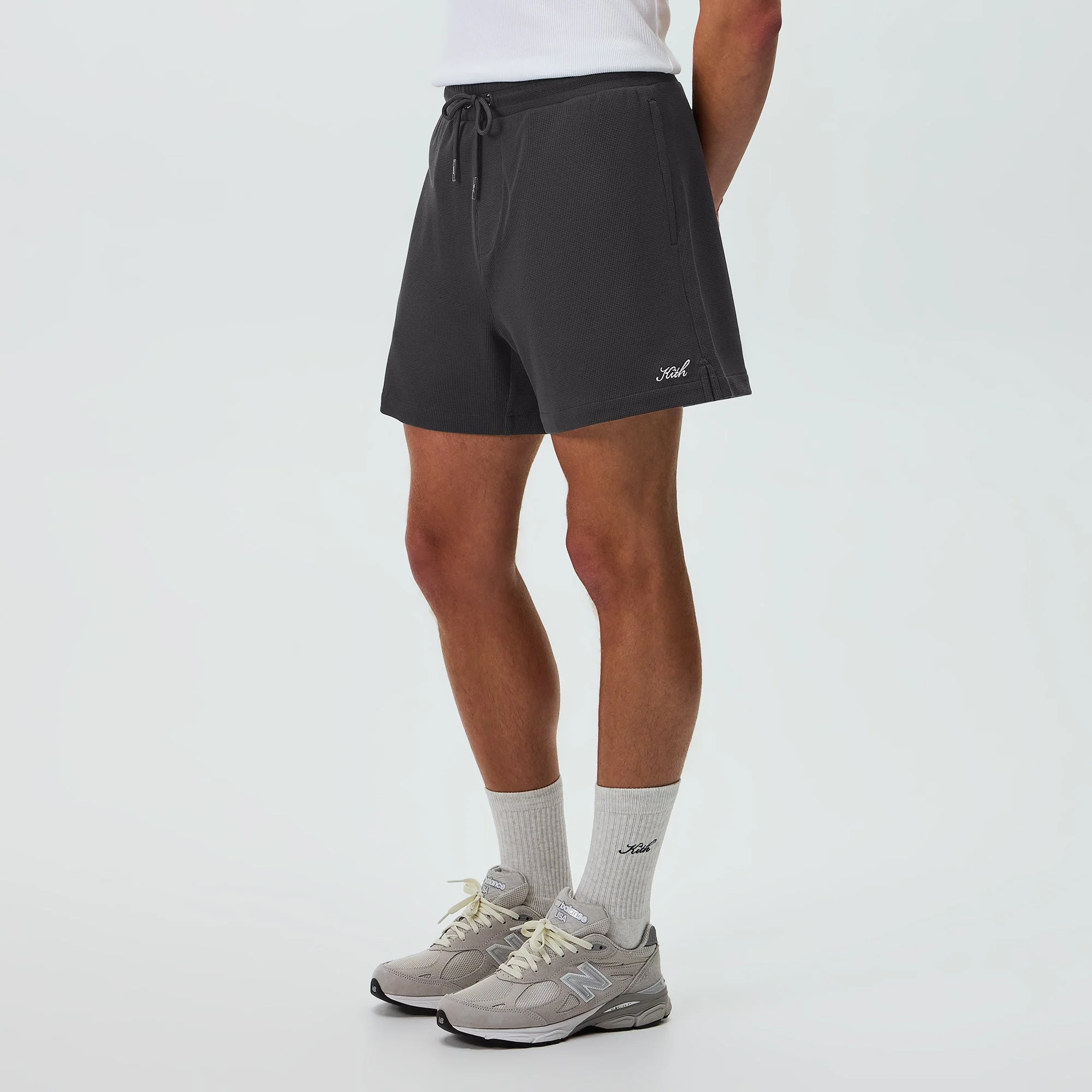 Kith Micro Waffle Graham Short - Carbon - Image 2