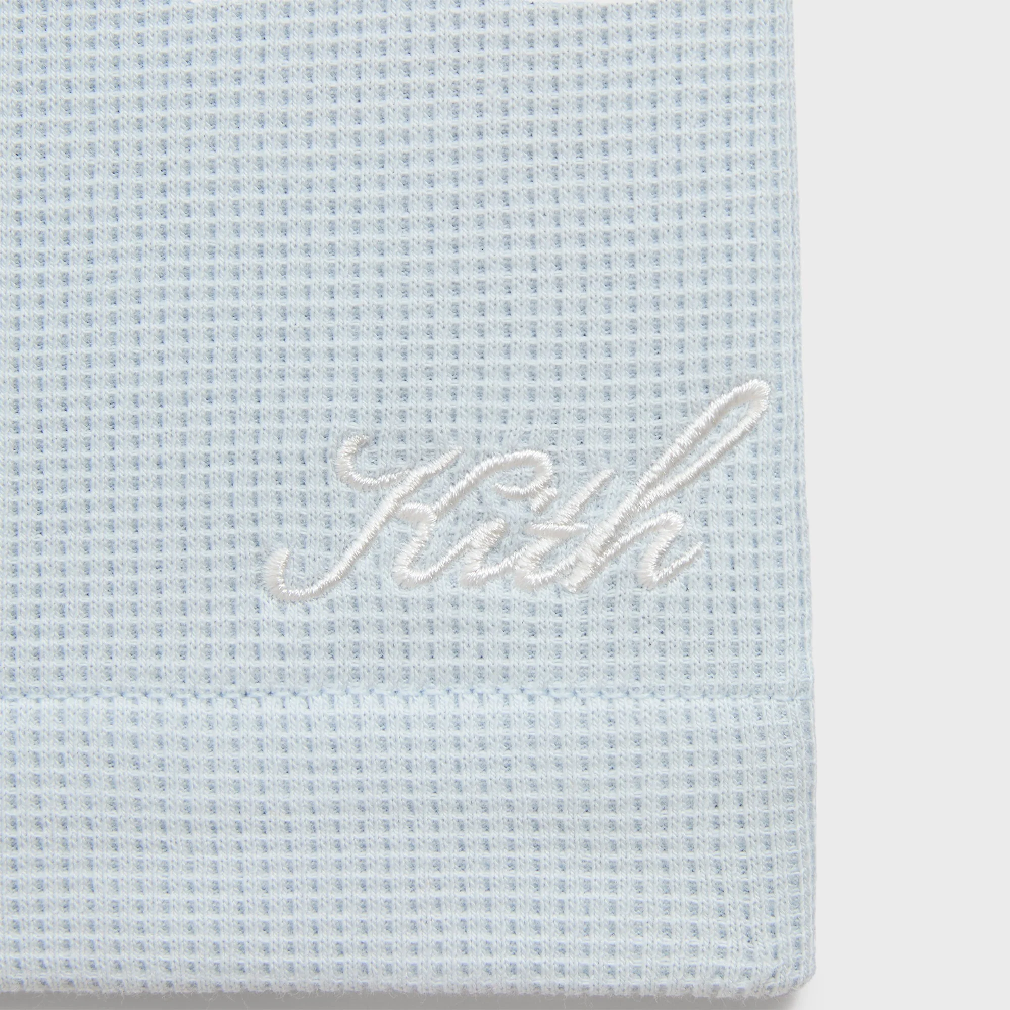 Kith Micro Waffle Graham Short - Light Indigo - Image 4