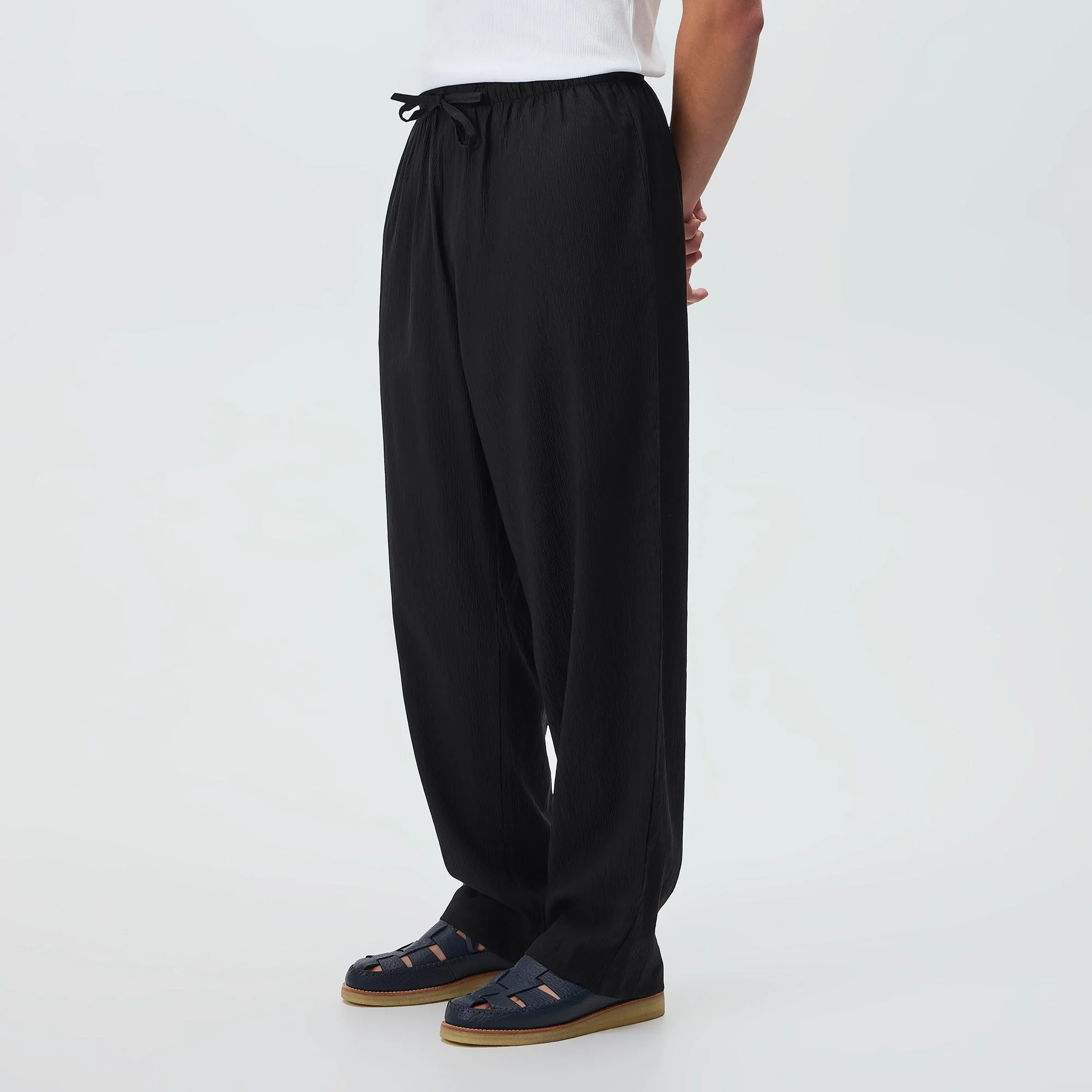 Kith Crinkled Nylon Maverick Pant - Black - Image 2