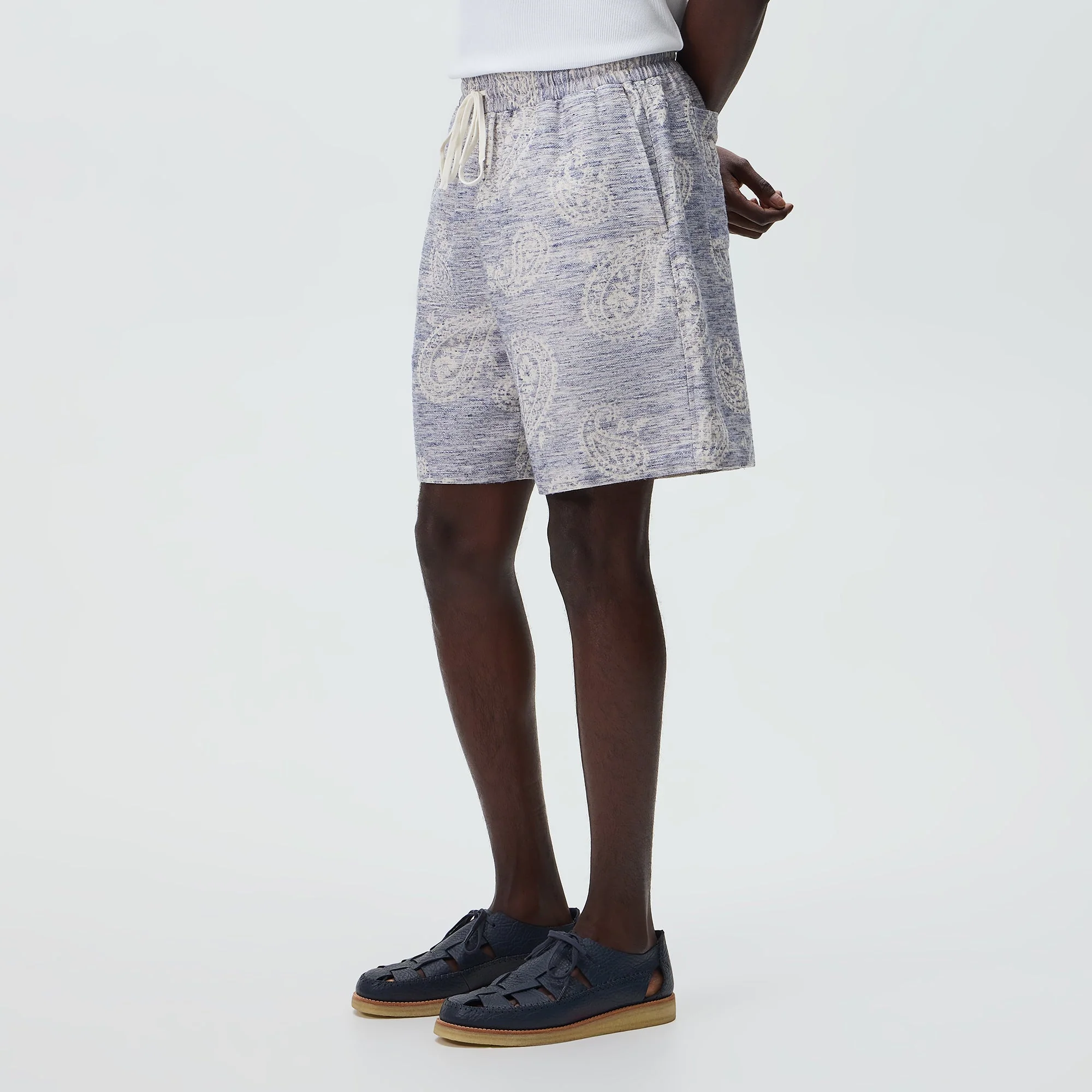 Kith Heathered Paisley Lewis Short - Light Indigo - Image 2