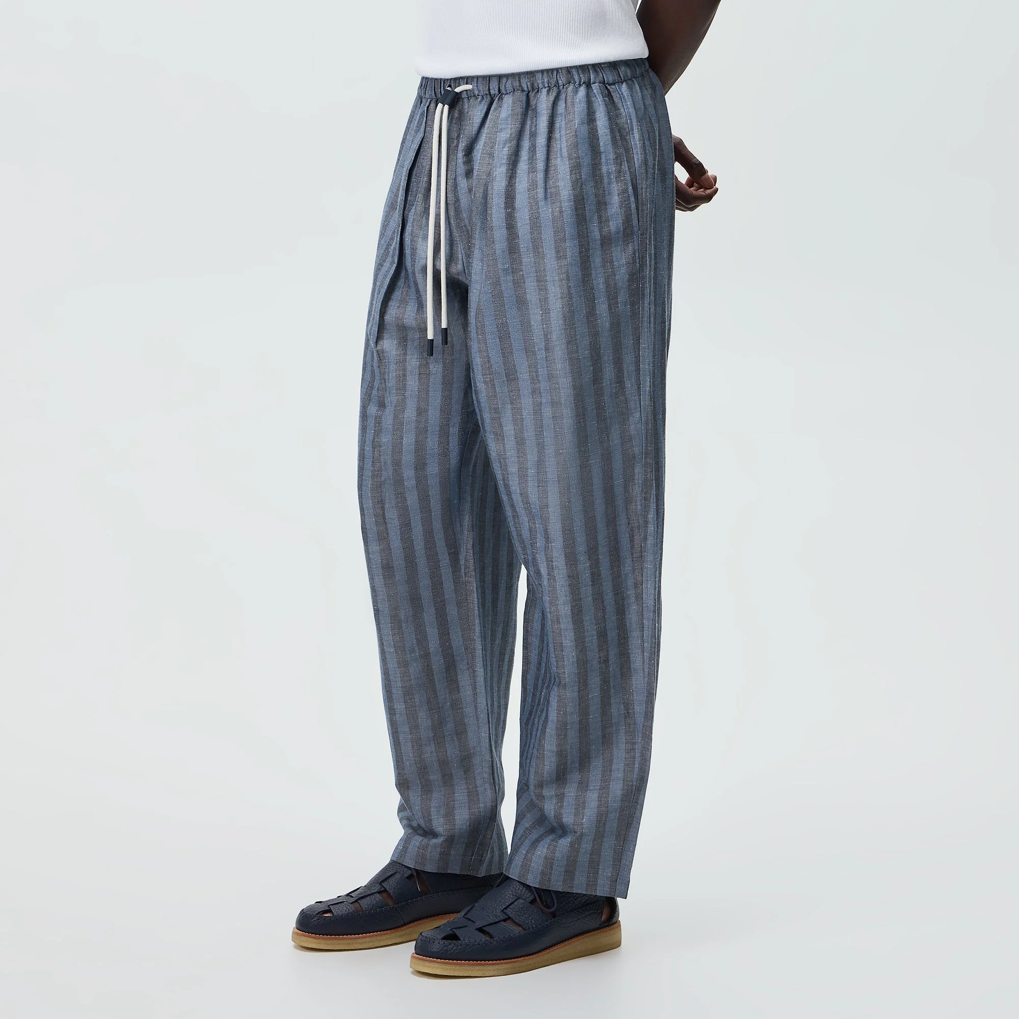 Kith Spun Silk Linen Stripe Idris Pant - Guide - Image 2